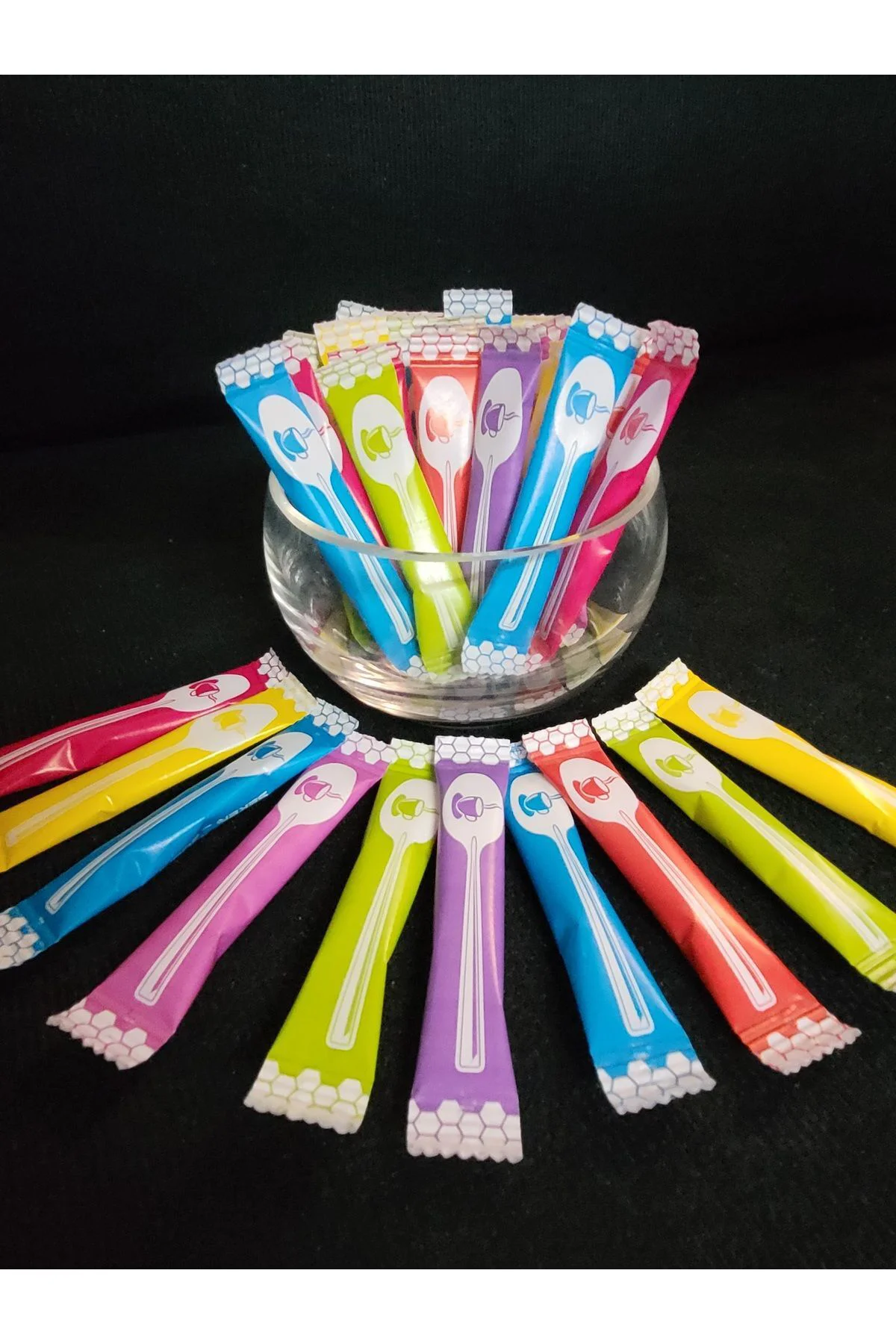 Stick şeker ( 3 gr 1000 adet ) KOLİ 3 KG