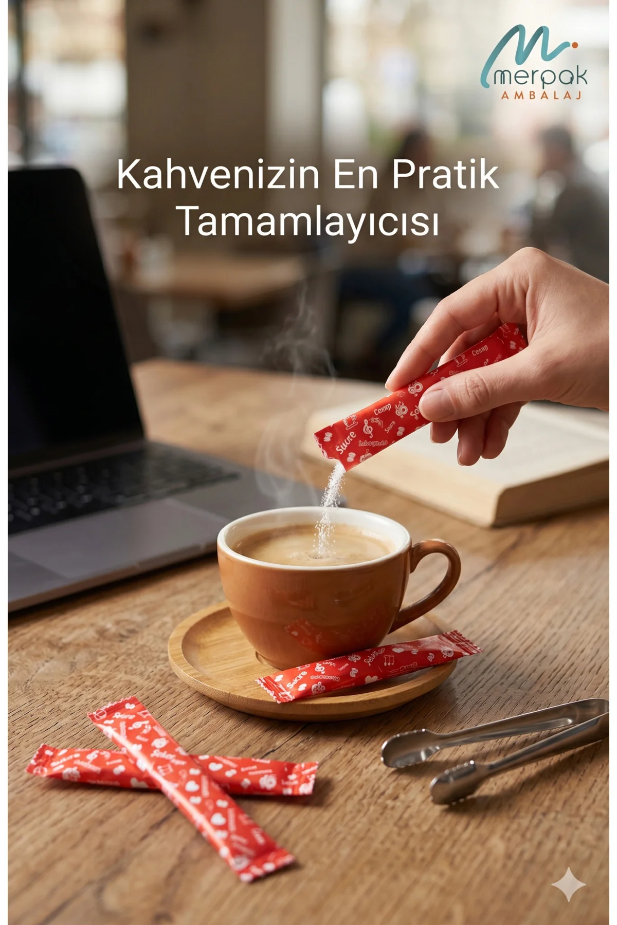 Stick Şeker (3 KG) Kırmızı Baskılı Stick Şeker 3 gr X 1000'li