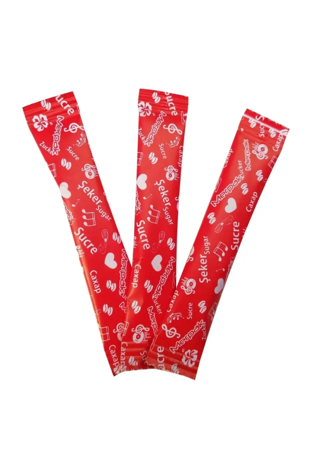 Stick Şeker (3 KG) Kırmızı Baskılı Stick Şeker 3 gr X 1000'li