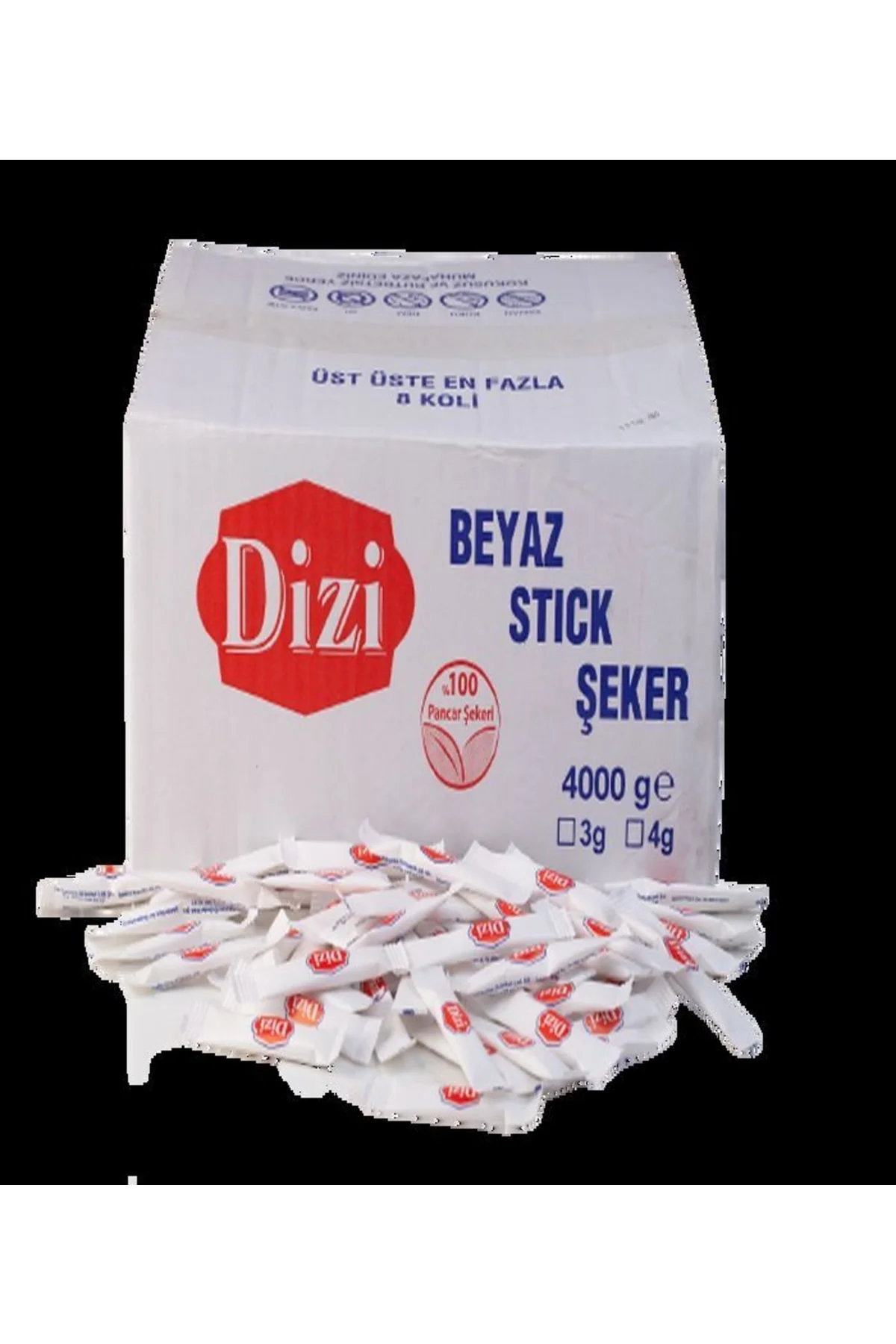 Stick Şeker 4000 gr 3 Adet