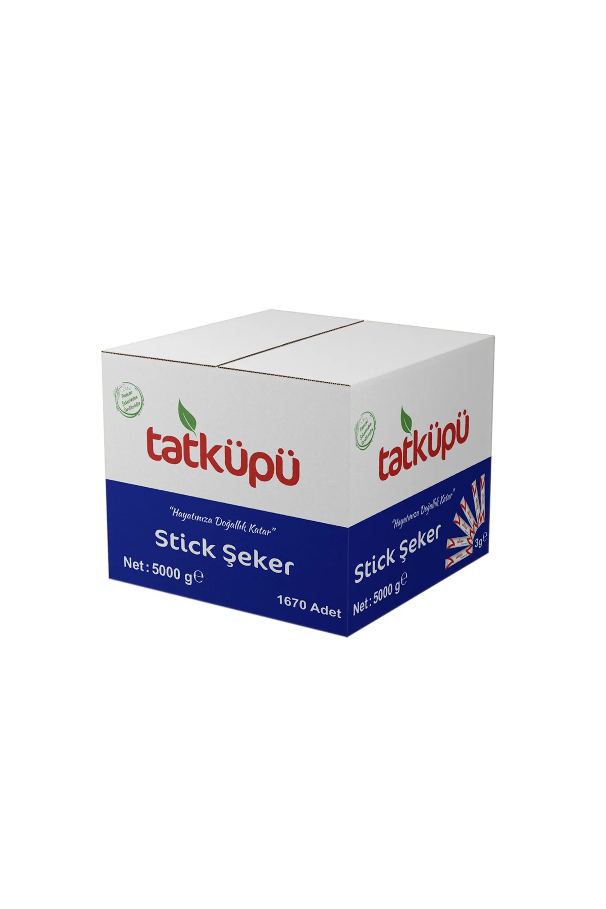 Stick Şeker 5 Kg (3 Gr X 1670 Adet)