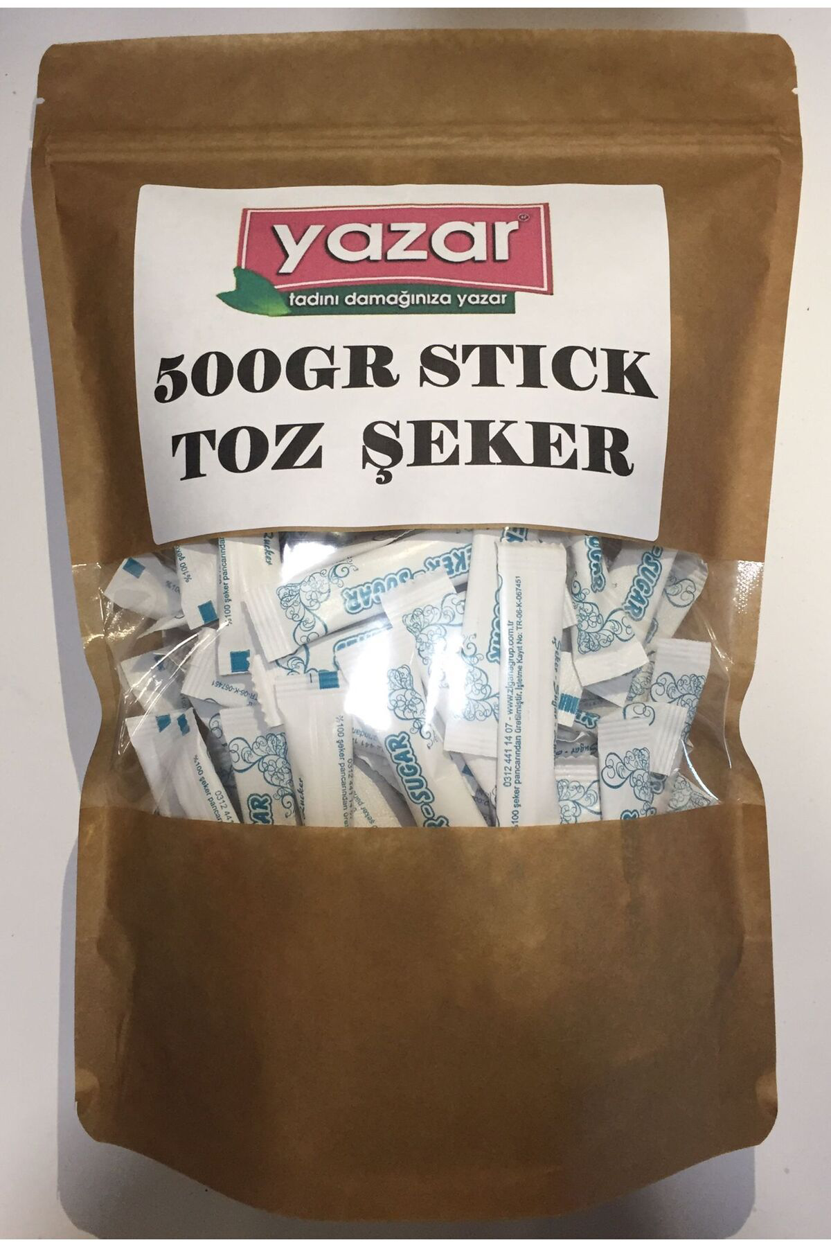 Yazar Stick Şeker 500 Gr X 4 Paket