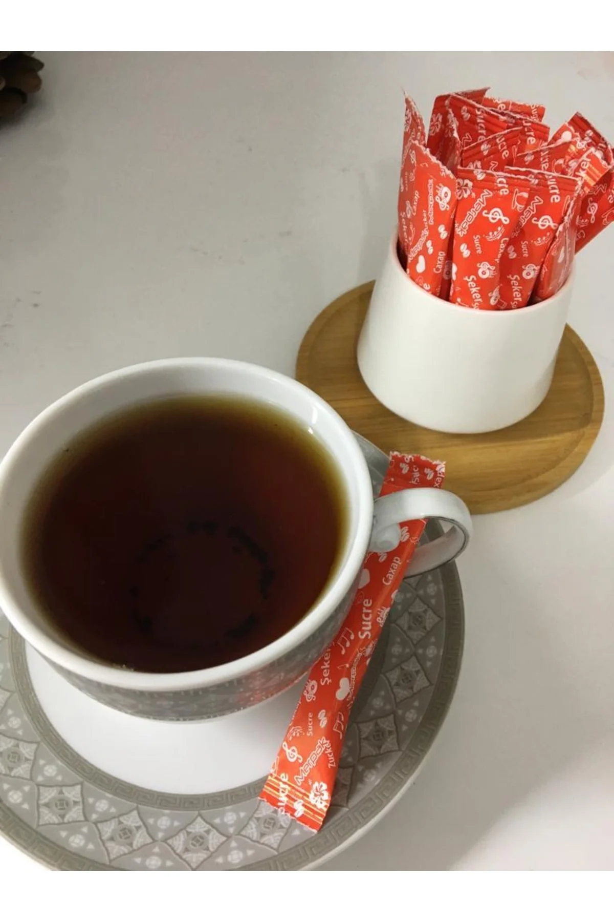 Stick Şeker (6 KG) Kırmızı Baskılı Stick Şeker 3 gr X 2000'li