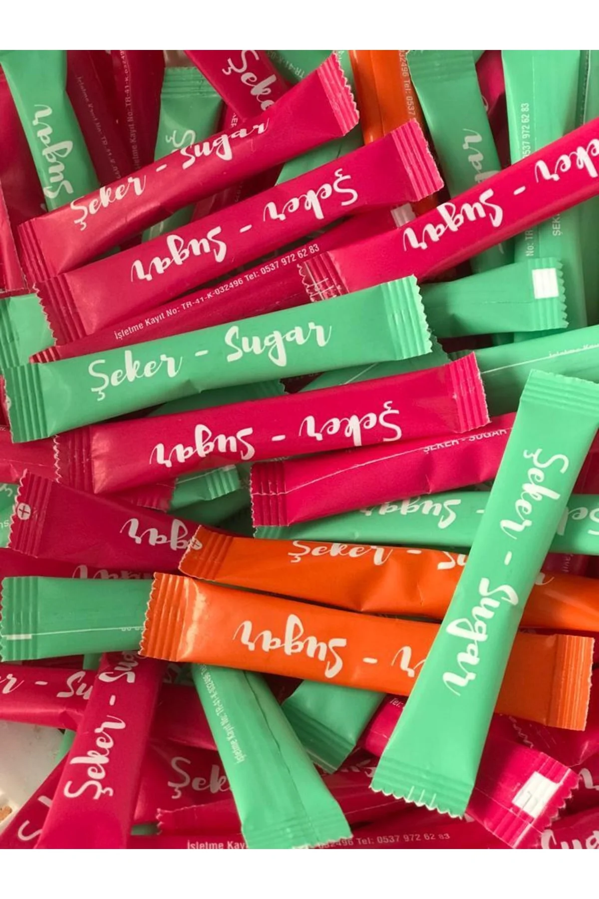 Stick Şeker Baskılı 3gr*1000 Adet Renkli