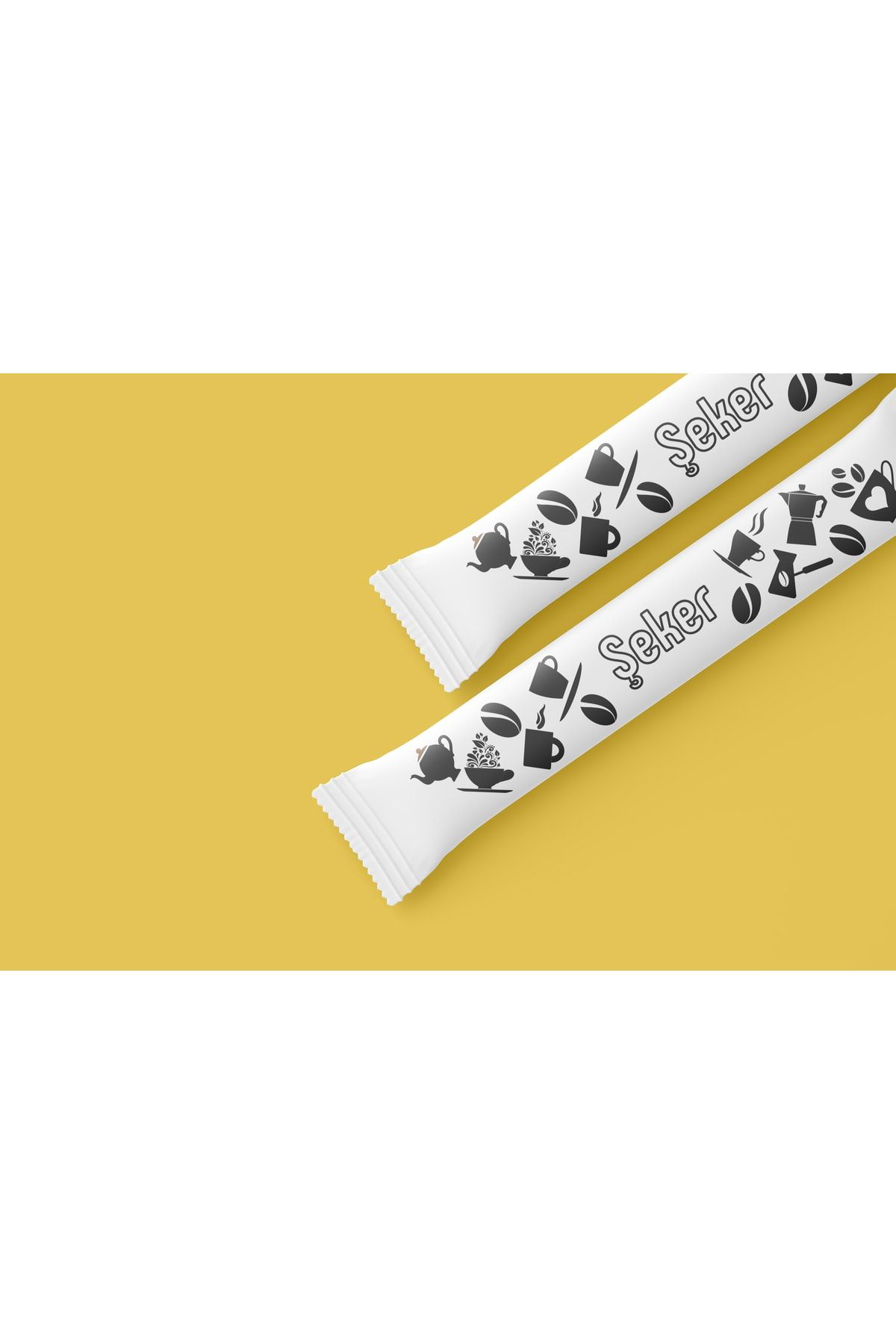 Gzdpack Stick Şeker Beyaz 500 Adet 3Gr.