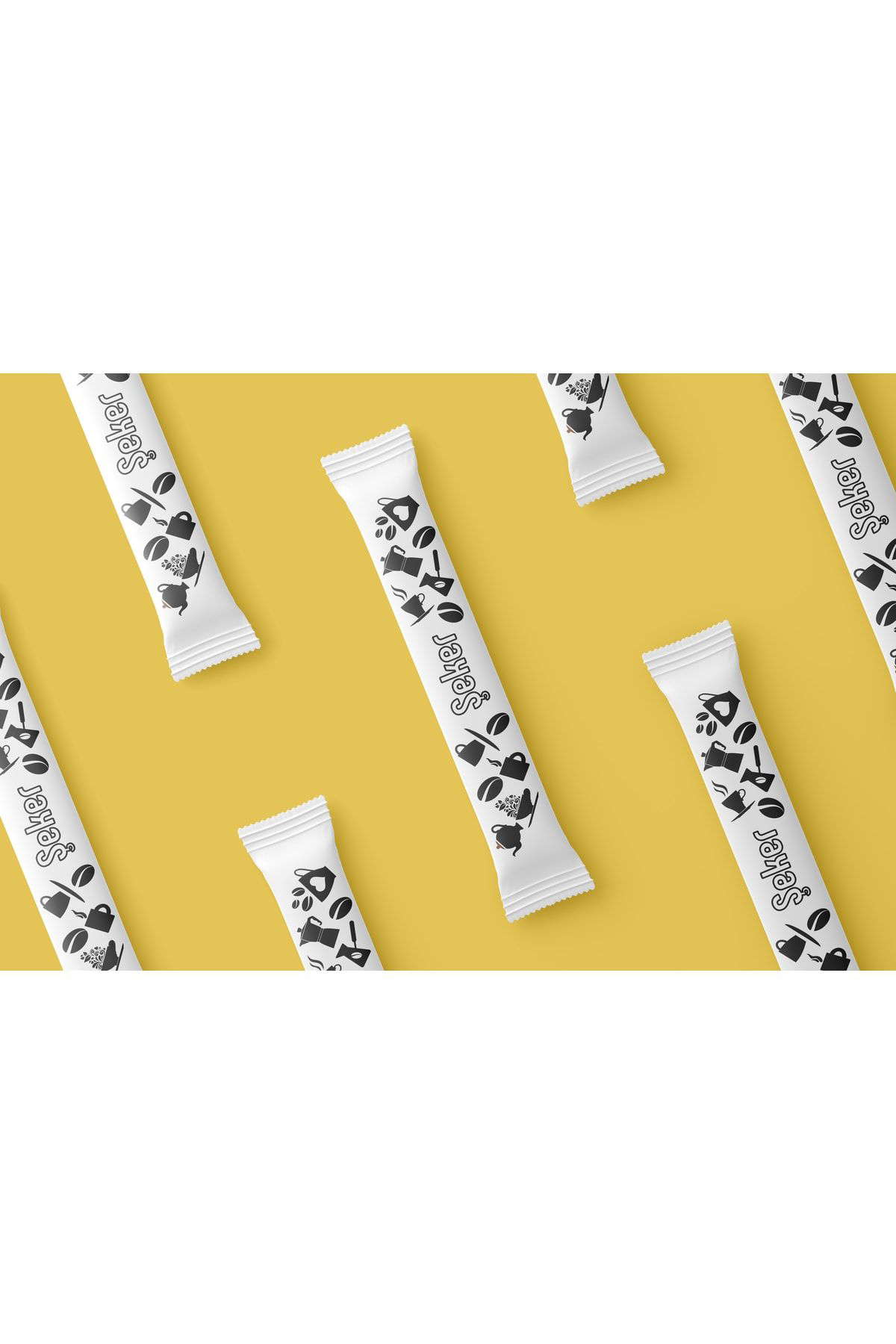 Gzdpack Stick Şeker Beyaz 500 Adet 3Gr.