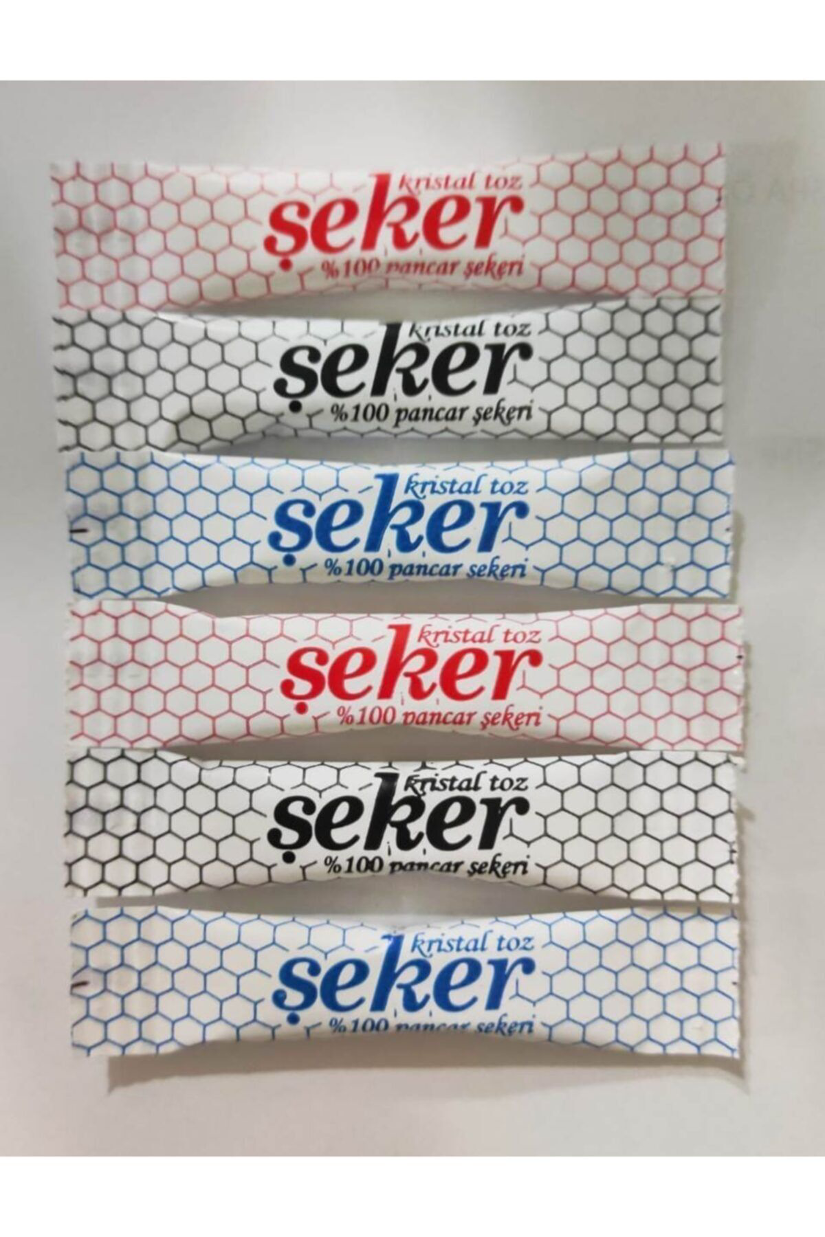 Sek Stick Şeker Karışık Renkli Stick Toz Şeker 6 Kg. 3 Gr.
