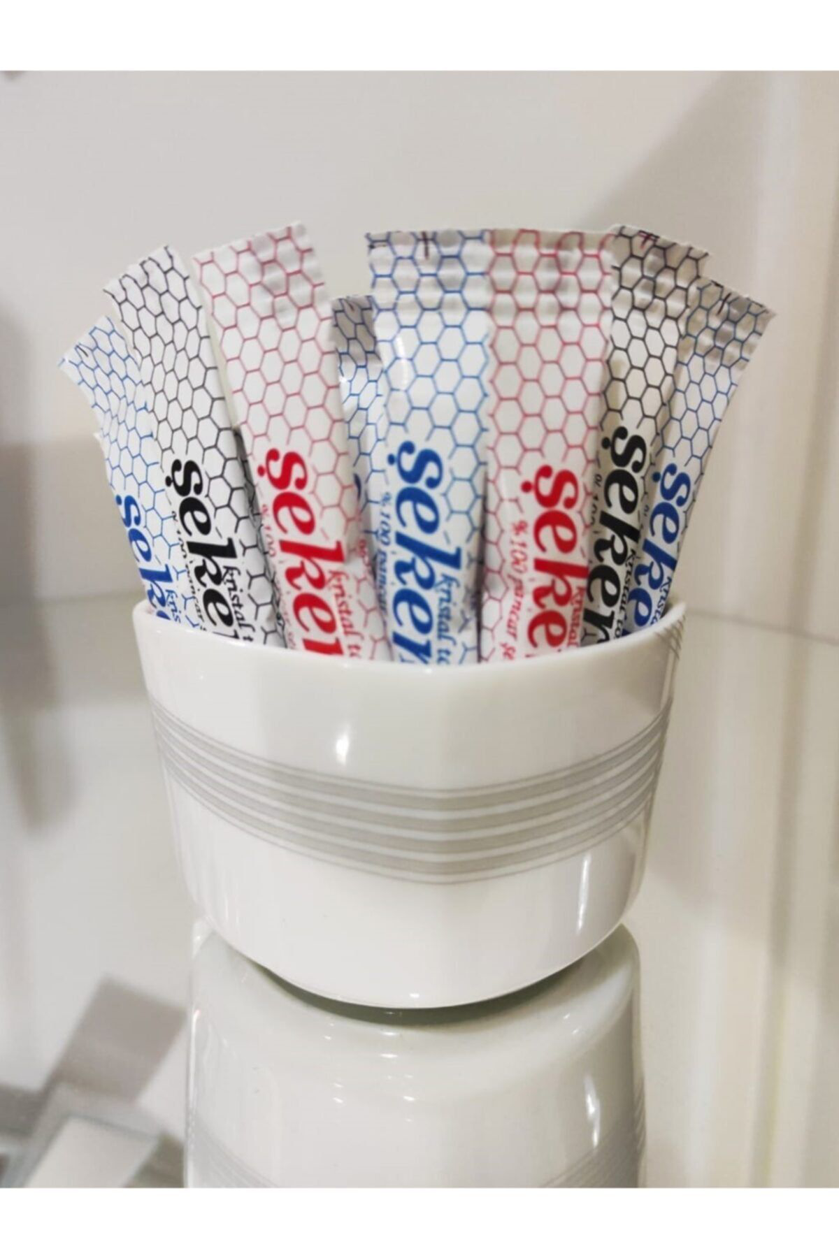 Sek Stick Şeker Karışık Renkli Stick Toz Şeker 6 Kg. 3 Gr.