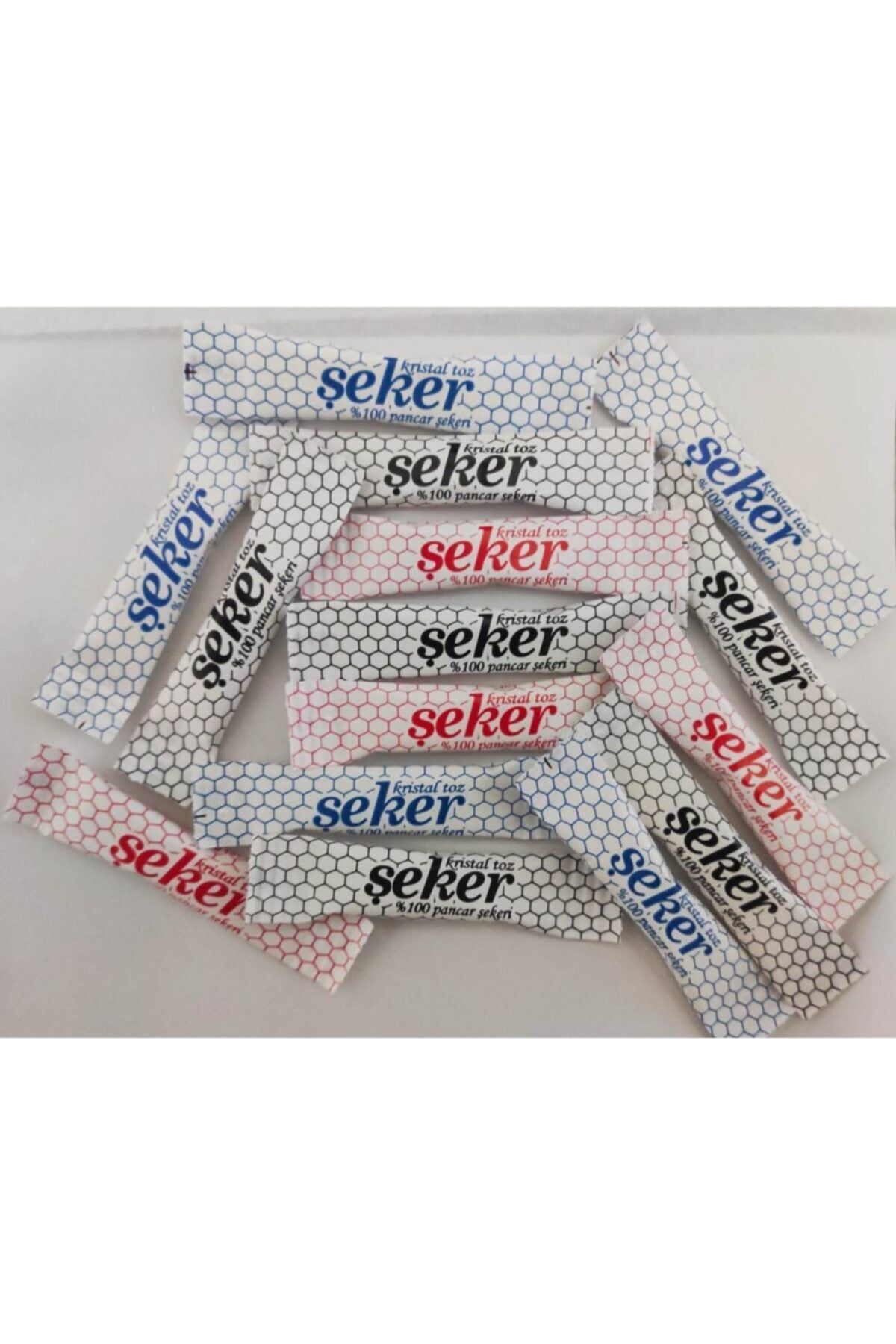 Sek Stick Şeker Karışık Renkli Stick Toz Şeker 6 Kg. 3 Gr.