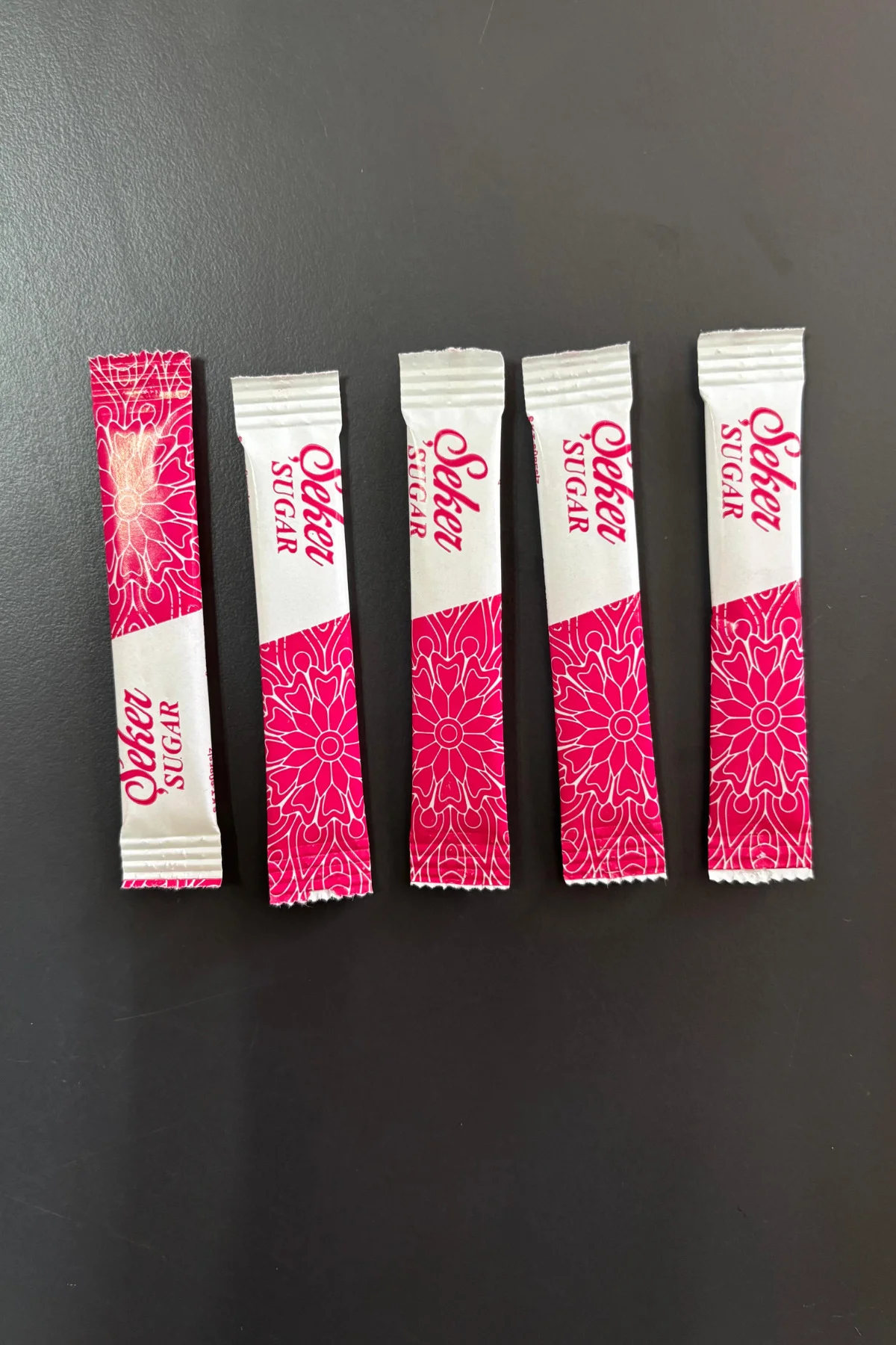 Stick Şeker Özel Üretim Desenli Tasarım B (Pembe Beyaz) X 250'li