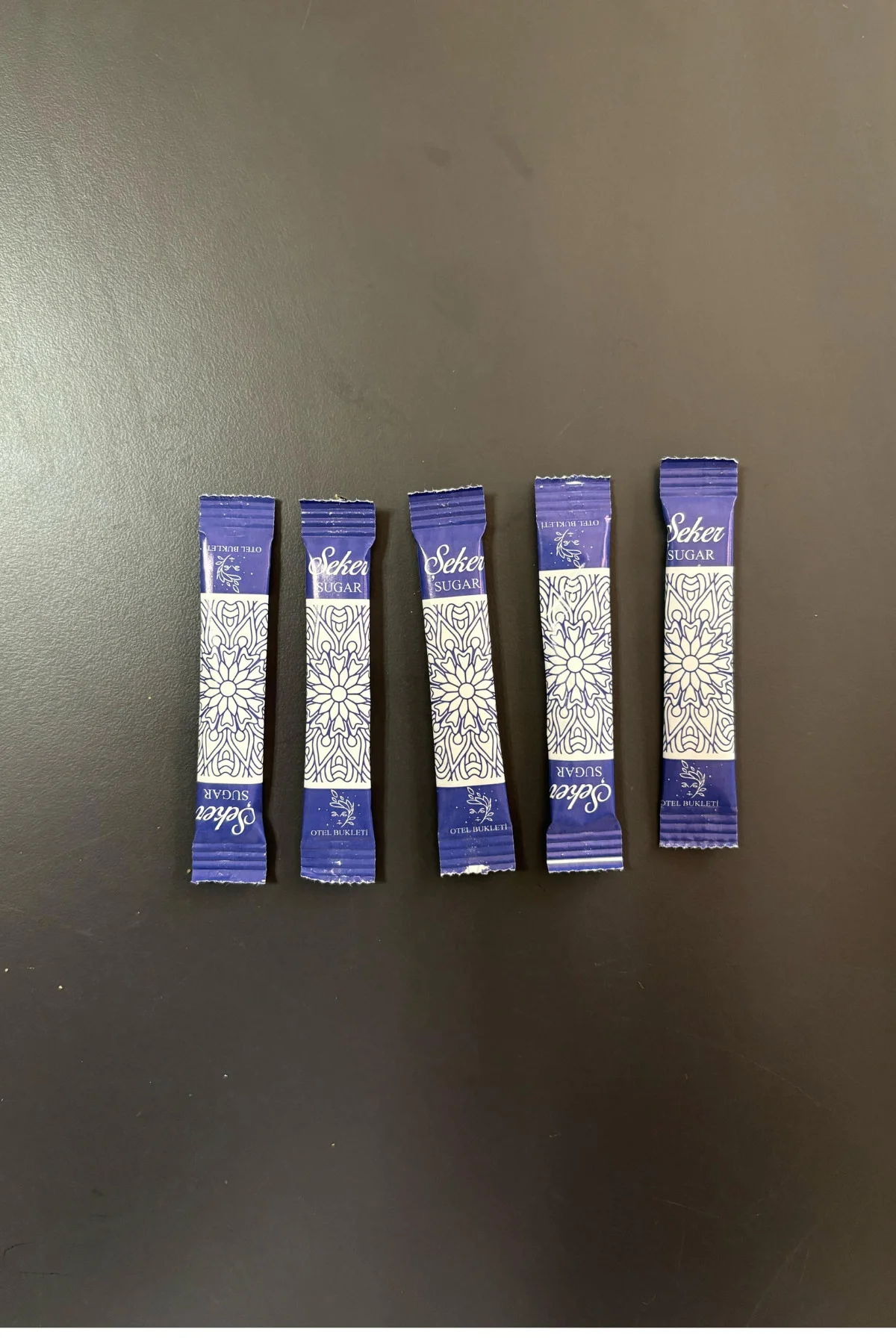 Stick Şeker Özel Üretim Desenli Tasarım D (Mavi Beyaz) X 5000'li