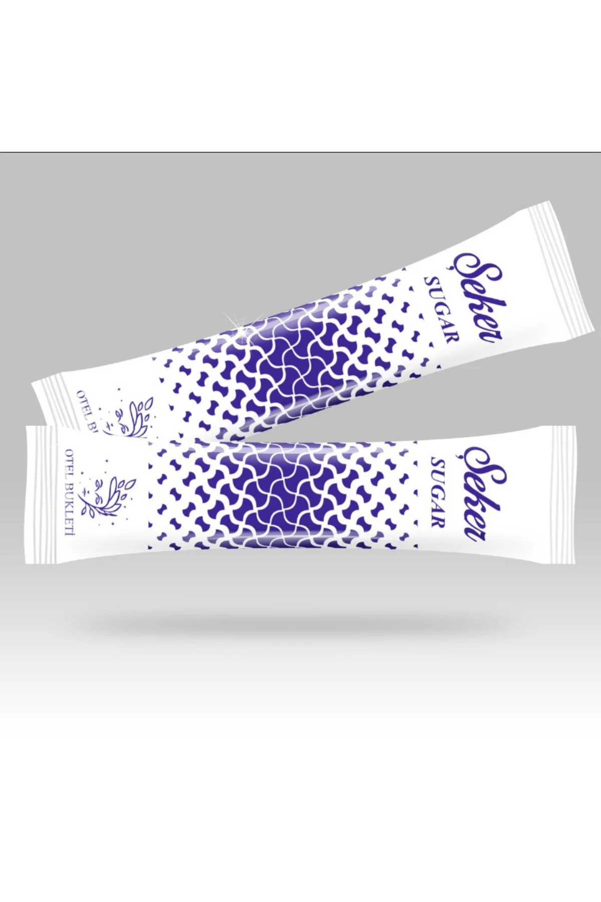 Stick Şeker Özel Üretim Desenli Tasarım A (Mavi Beyaz) X 1 ADET