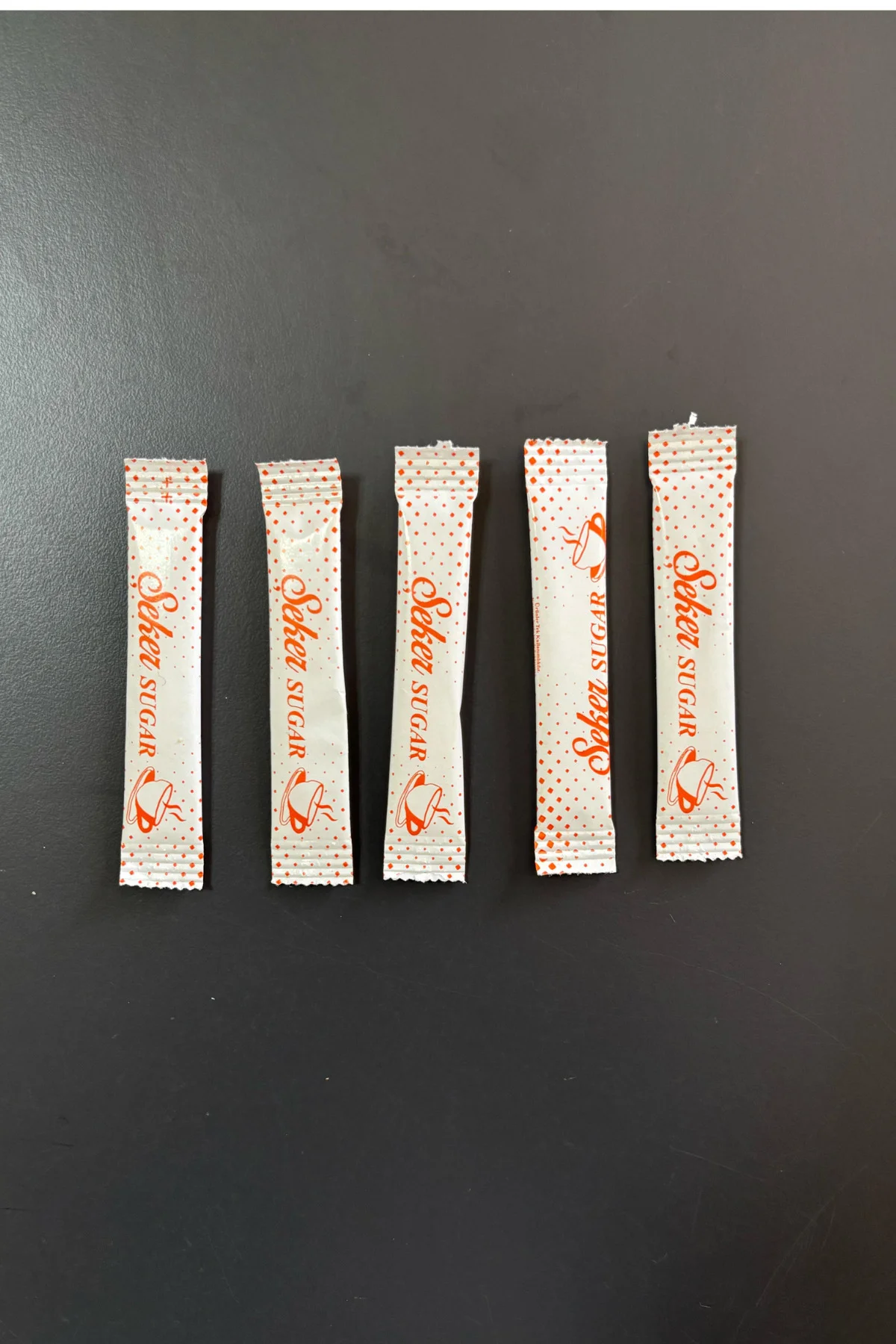 Stick Şeker Özel Üretim Desenli Tasarım F (Turuncu Beyaz) X 5000'