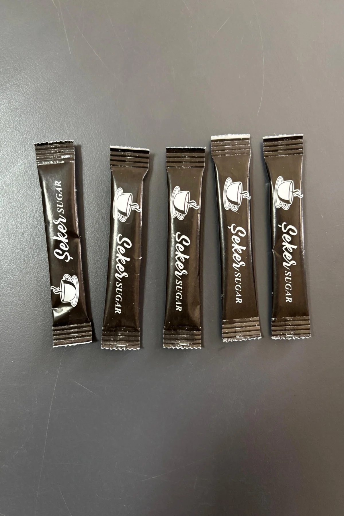 Stick Şeker Özel Üretim Desenli Tasarım E (Siyah Beyaz) X 250'li