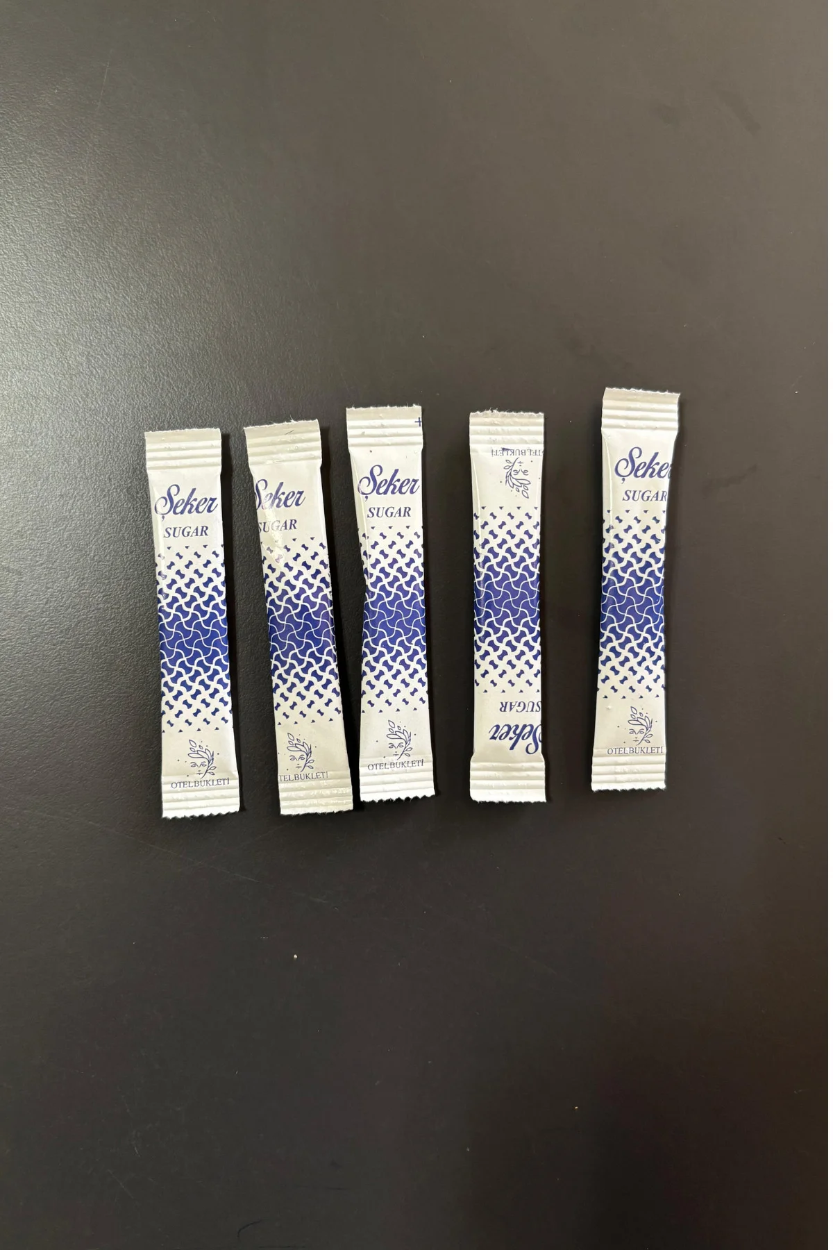 Stick Şeker Özel Üretim Desenli Tasarım A (Mavi Beyaz) X 1 ADET