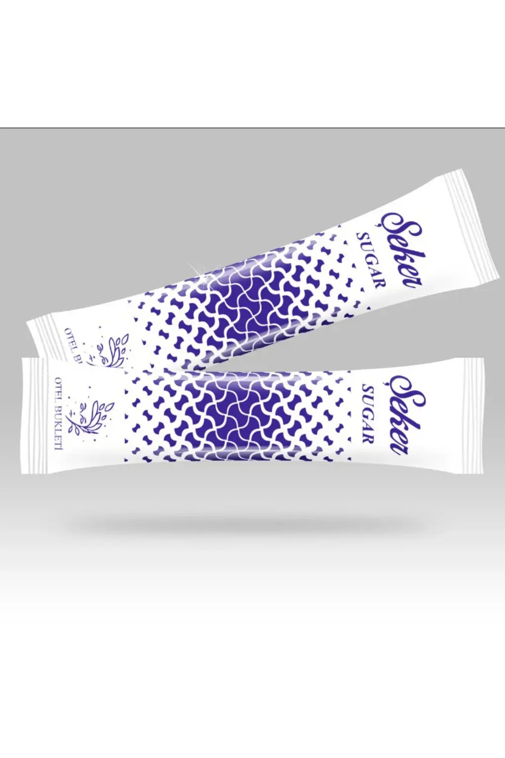 Stick Şeker Özel Üretim Desenli Tasarım A (Mavi Beyaz) X 1 ADET
