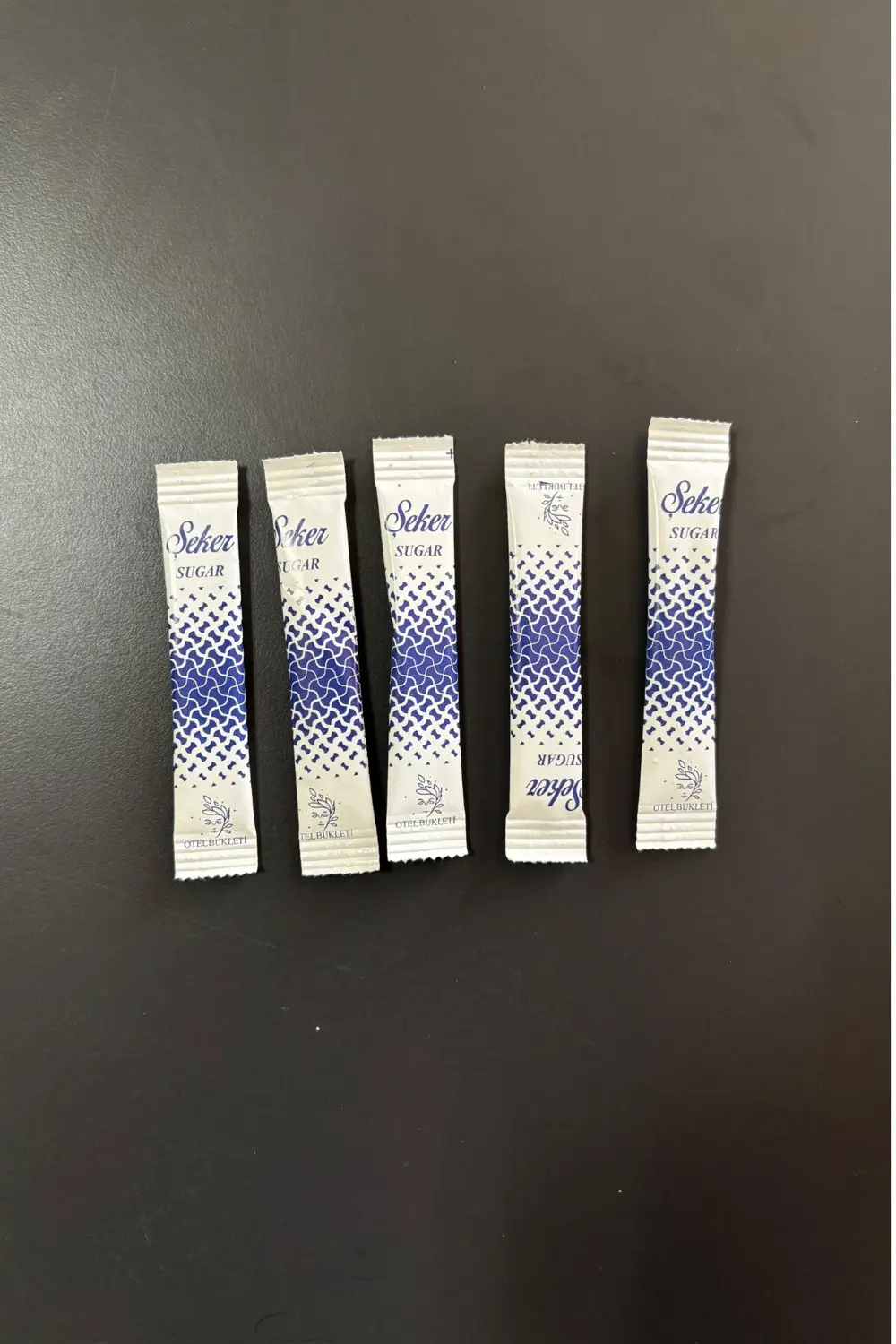 Stick Şeker Özel Üretim Desenli Tasarım A (Mavi Beyaz) X 1 ADET