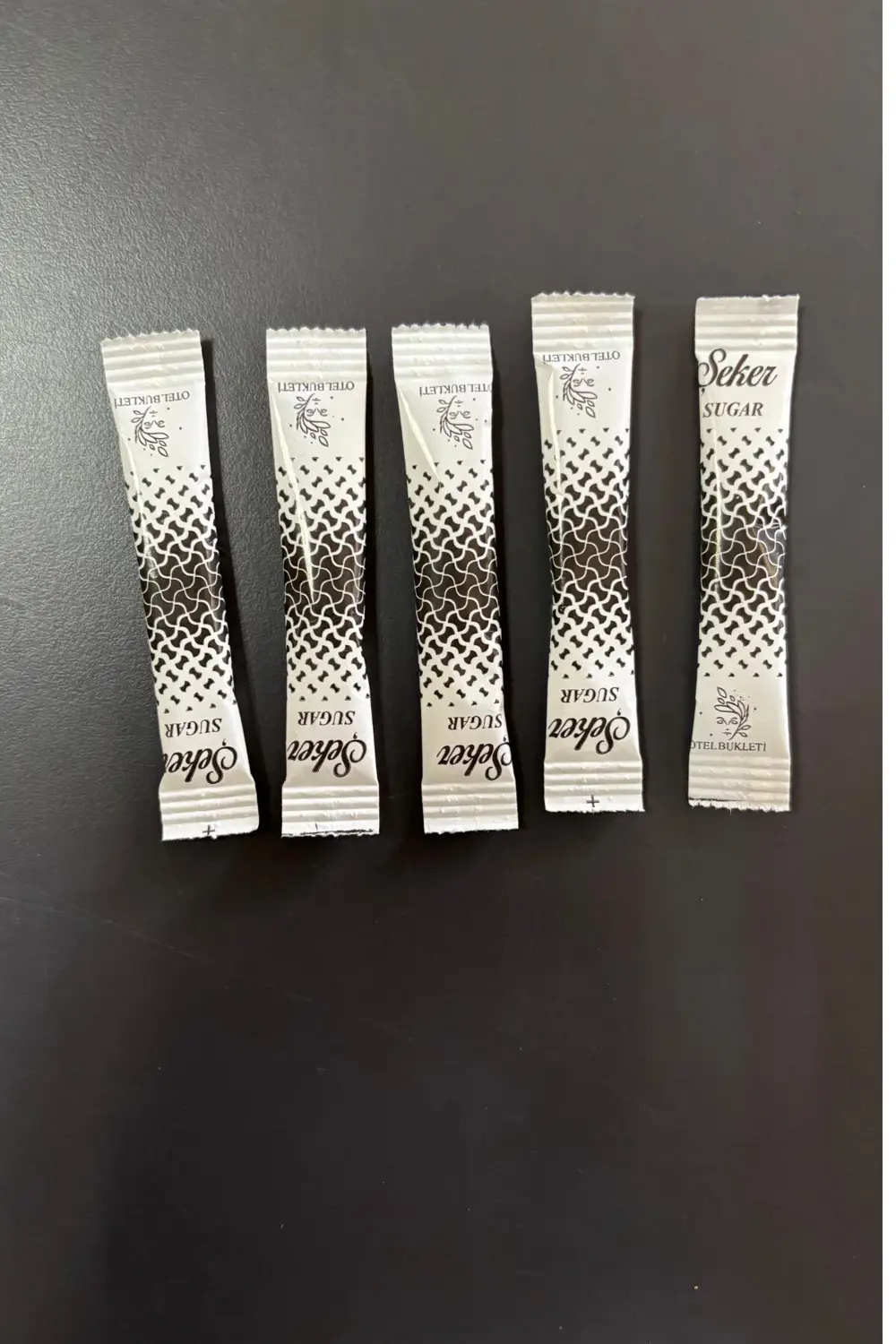 Stick Şeker Özel Üretim Desenli Tasarım A (siyah Beyaz) X 100'lü