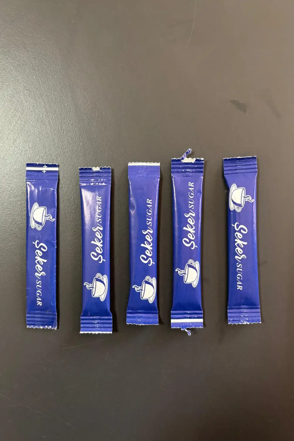 Stick Şeker Özel Üretim Desenli Tasarım E (Mavi Beyaz) X 1000'li