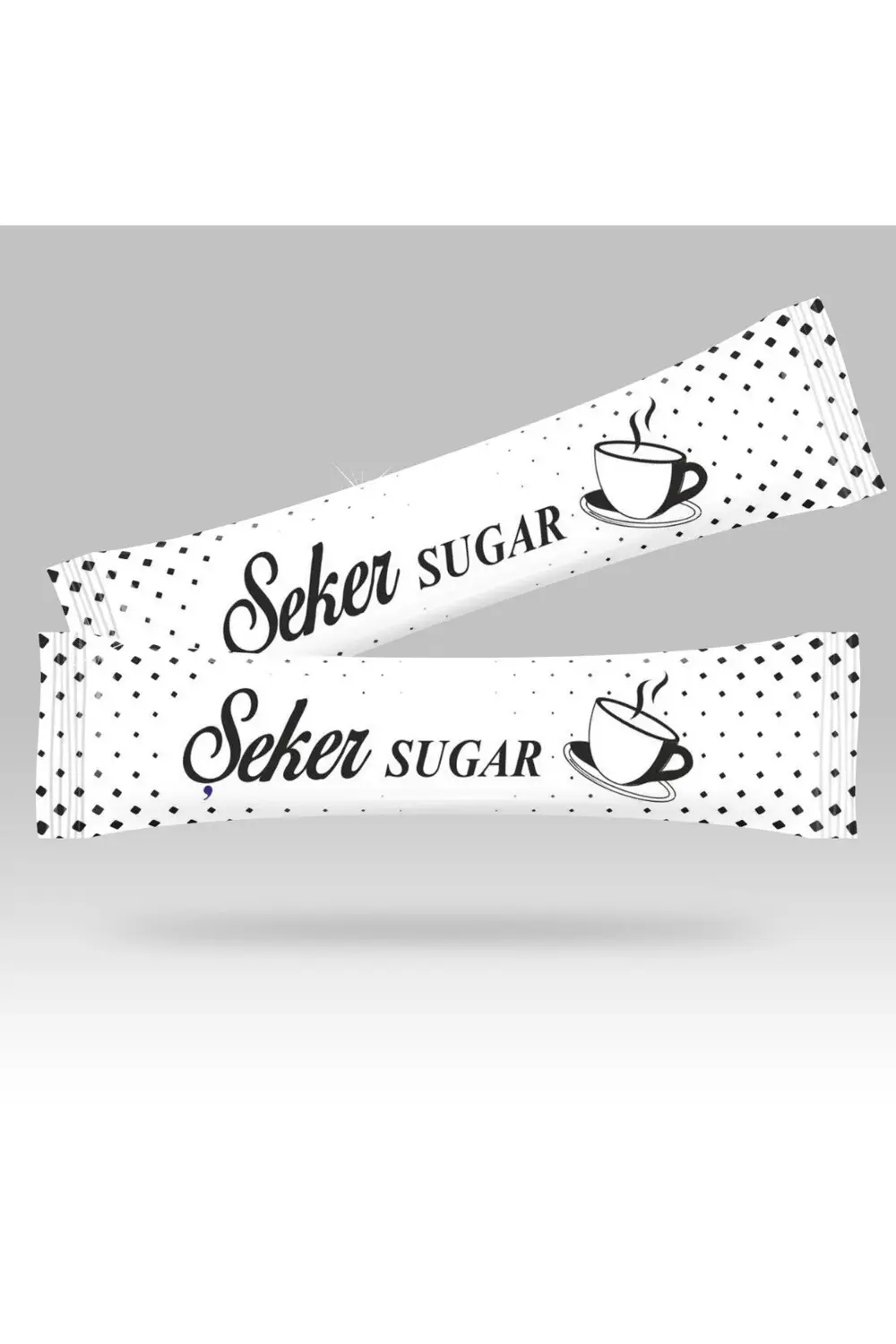 Stick Şeker Özel Üretim Desenli Tasarım F (Siyah Beyaz) X 250'li