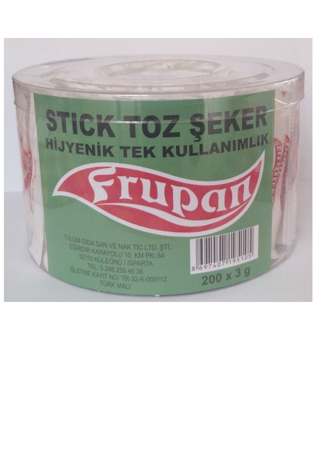 Frupan Stick Toz Şeker 3 G. X 200