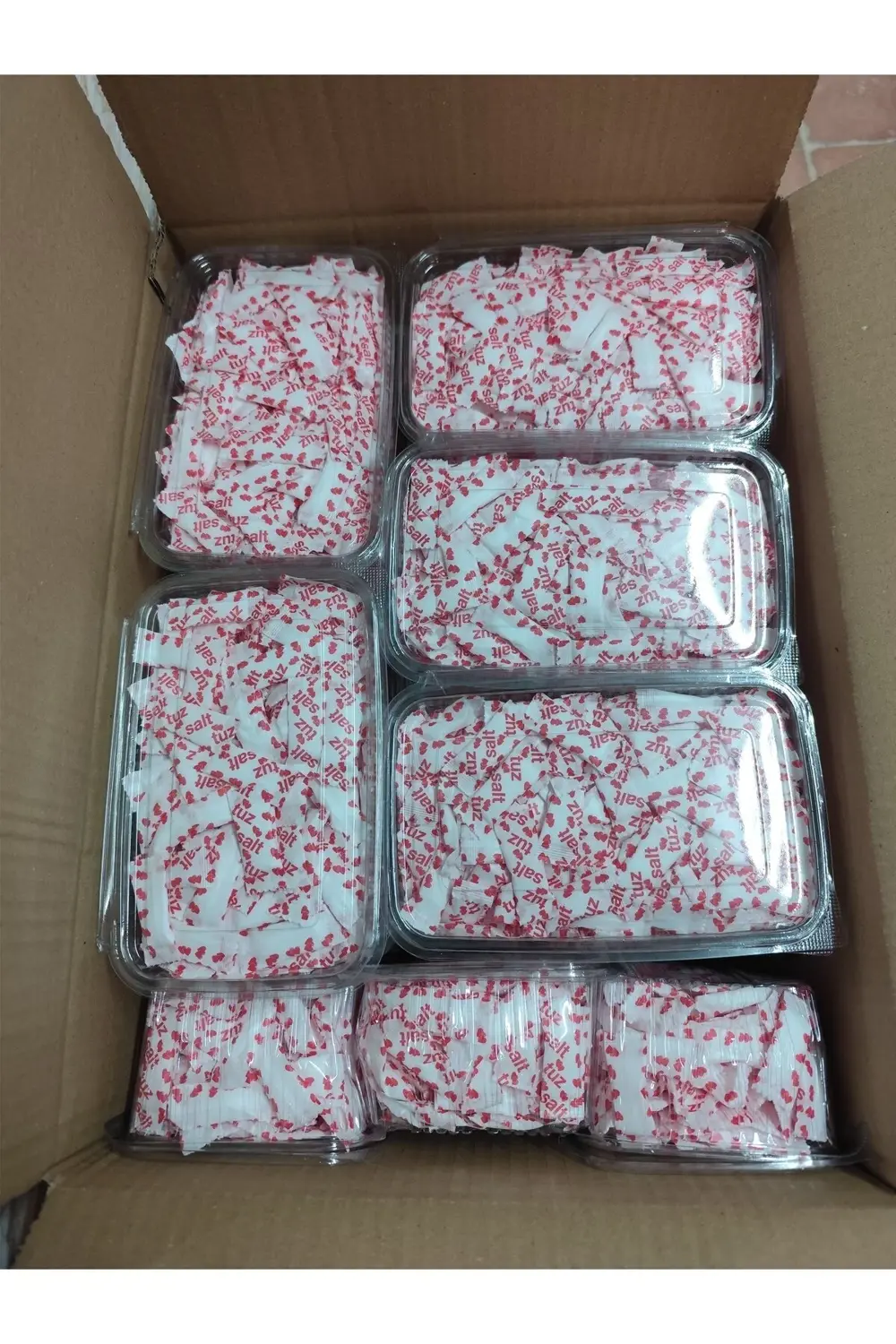 Stick Tuz 2gr 7200 Adet Sızdırmaz Paketlerde 18 Paket Kolide ''ıy