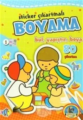 Sticker Çıkartmalı Boyama (6 Kitap Takım) Fiyatı, Yorumları ve Özellikleri