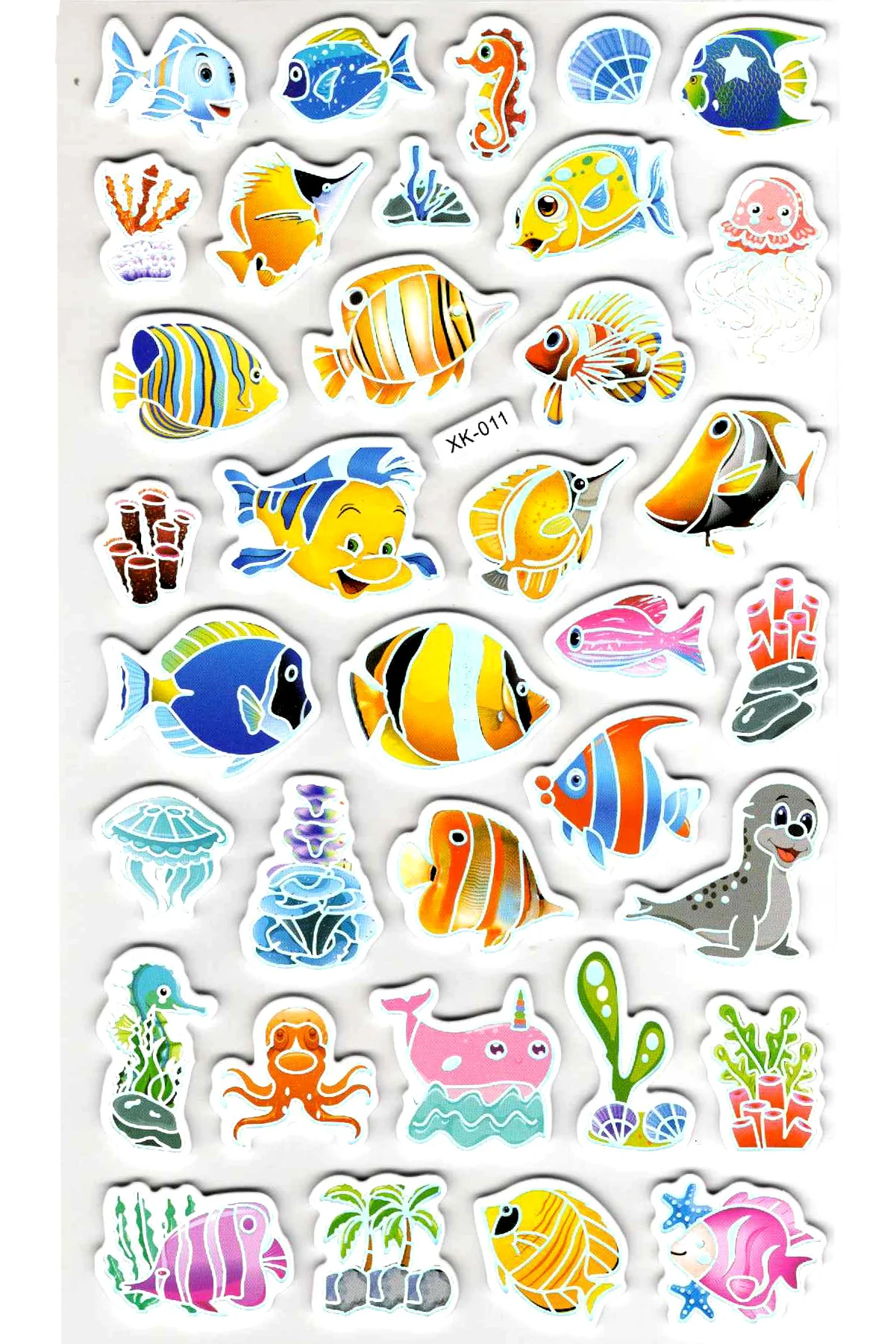 Sticker Eva Kabartmalı Stiker Çıkartma Defter Etiket (XK011) 14x2