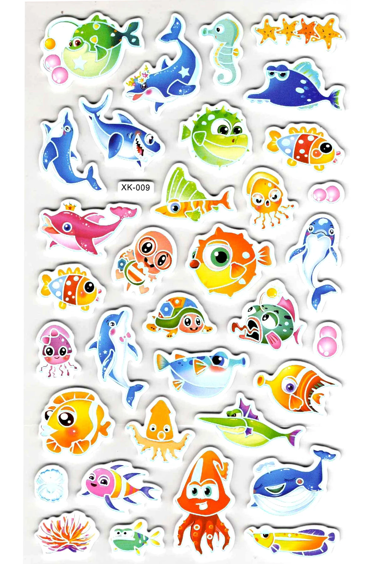 Sticker Eva Kabartmalı Stiker Çıkartma Defter Etiket (XK009) 14x2