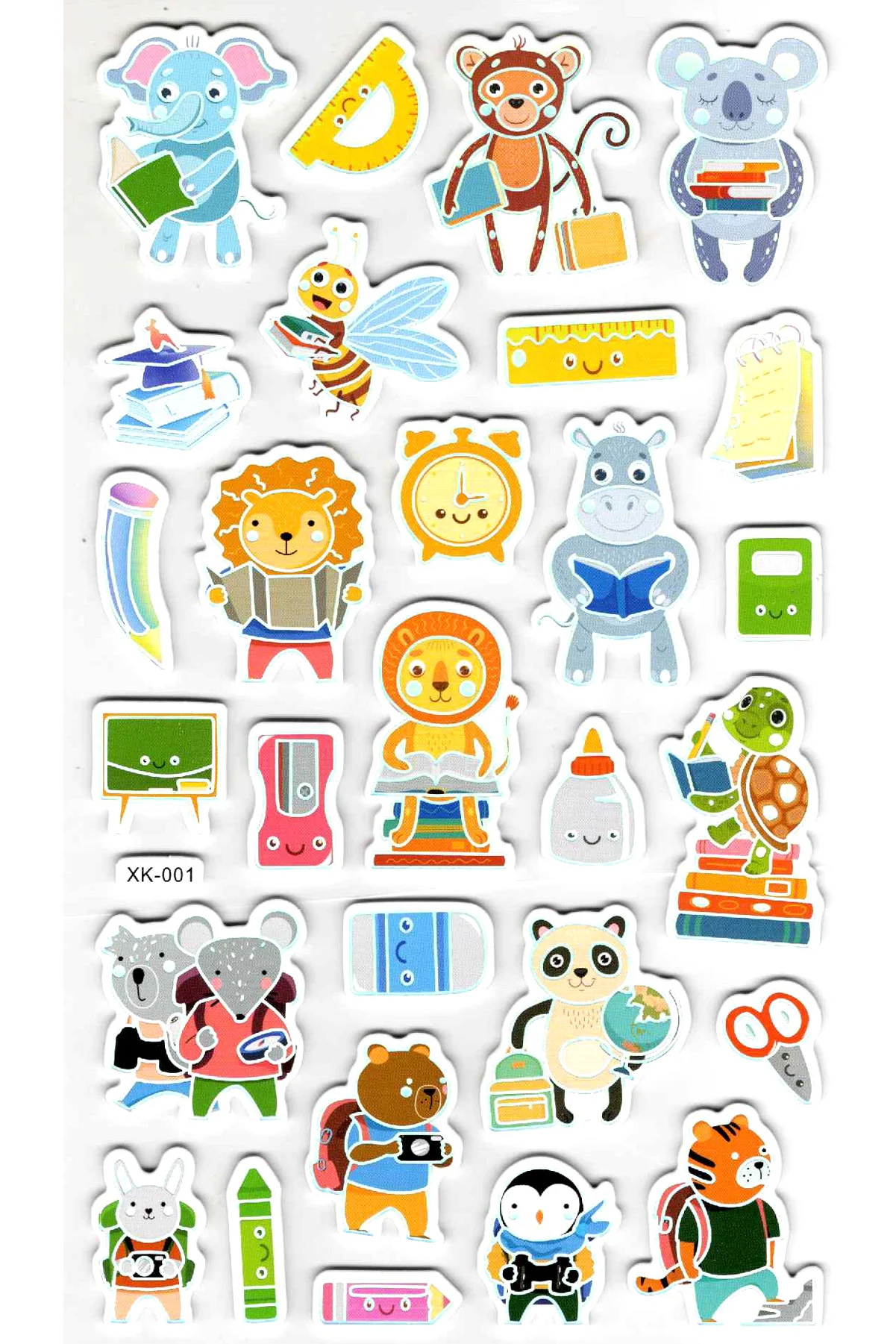 Sticker Eva Kabartmalı Stiker Çıkartma Defter Etiket (XK001) 14x2