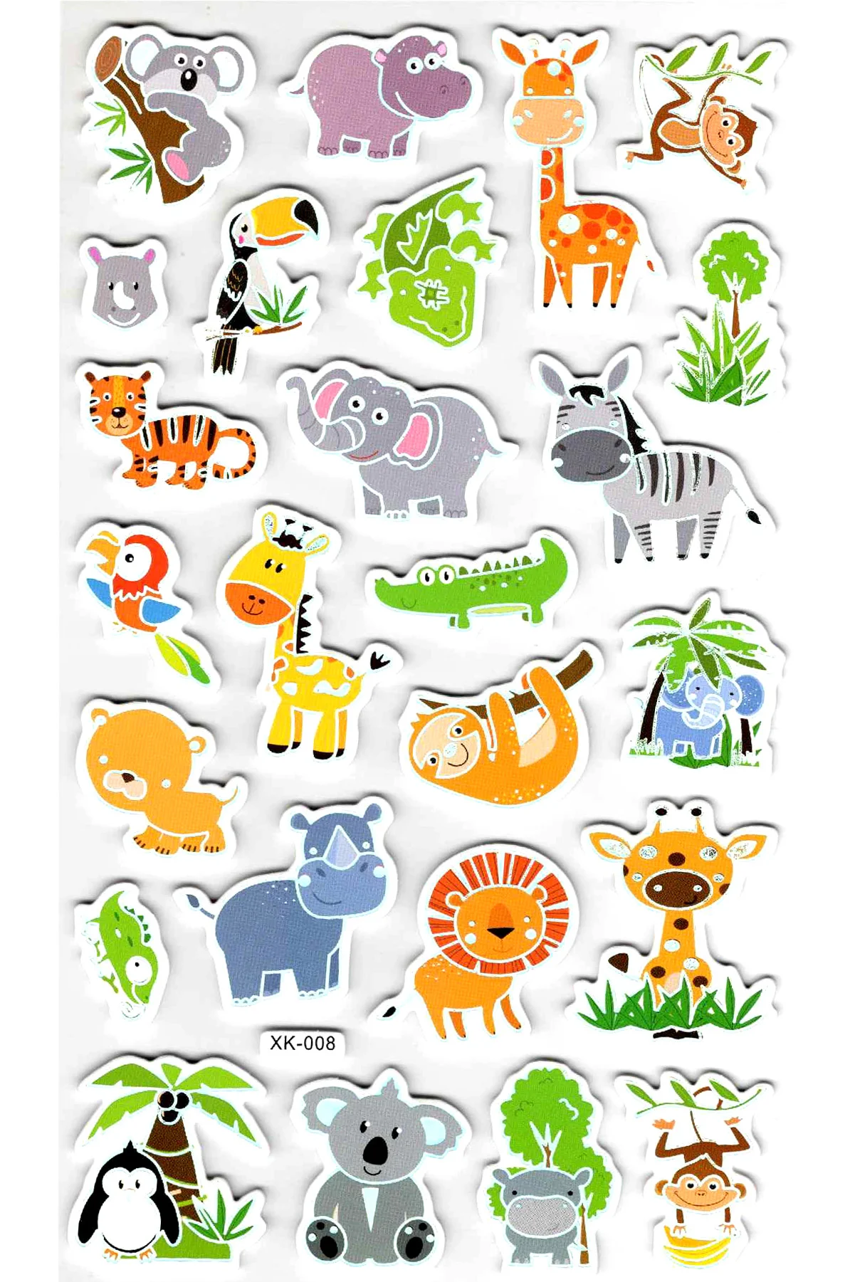 Sticker Eva Kabartmalı Stiker Çıkartma Defter Etiket (XK008) 14x2