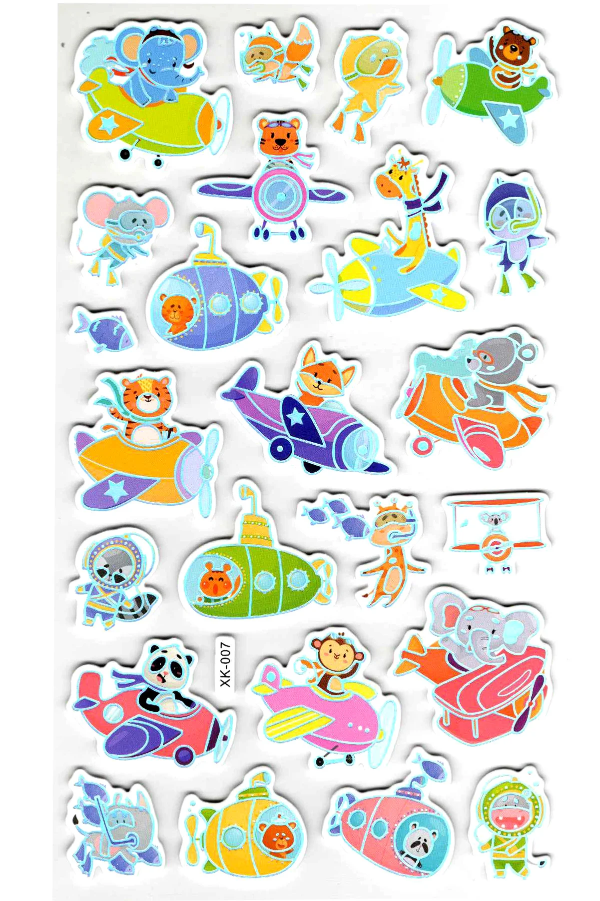 Sticker Eva Kabartmalı Stiker Çıkartma Defter Etiket (XK007) 14x2