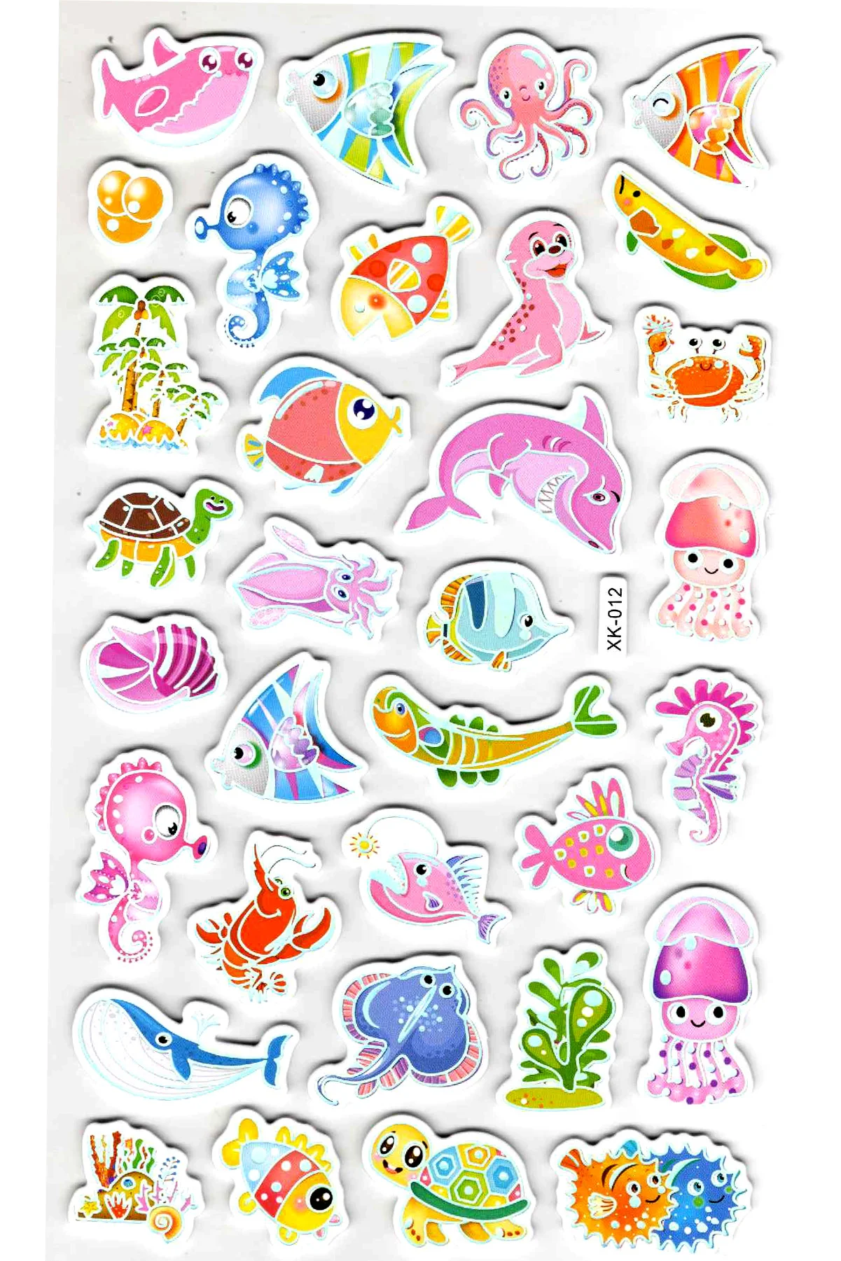 Sticker Eva Kabartmalı Stiker Çıkartma Defter Etiket (XK012) 14x2