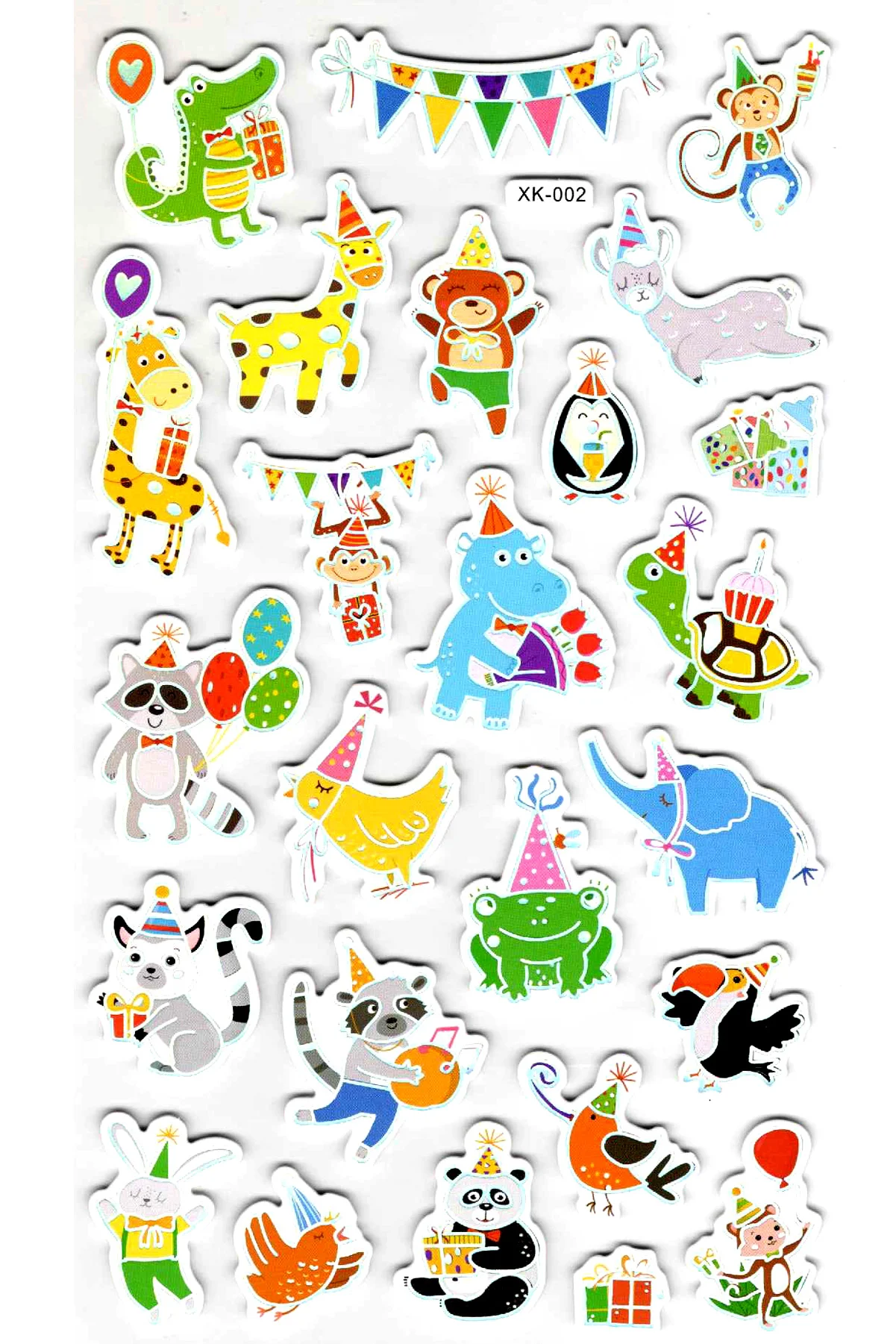 Sticker Eva Kabartmalı Stiker Çıkartma Defter Etiket (XK002) 14x2