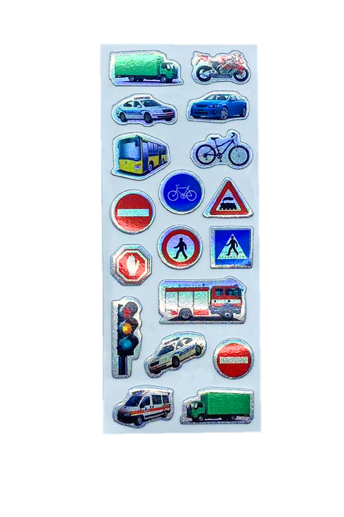 Sticker Kabartmalı Stiker Defter, Planlayıcı Etiket Trafik, Araba