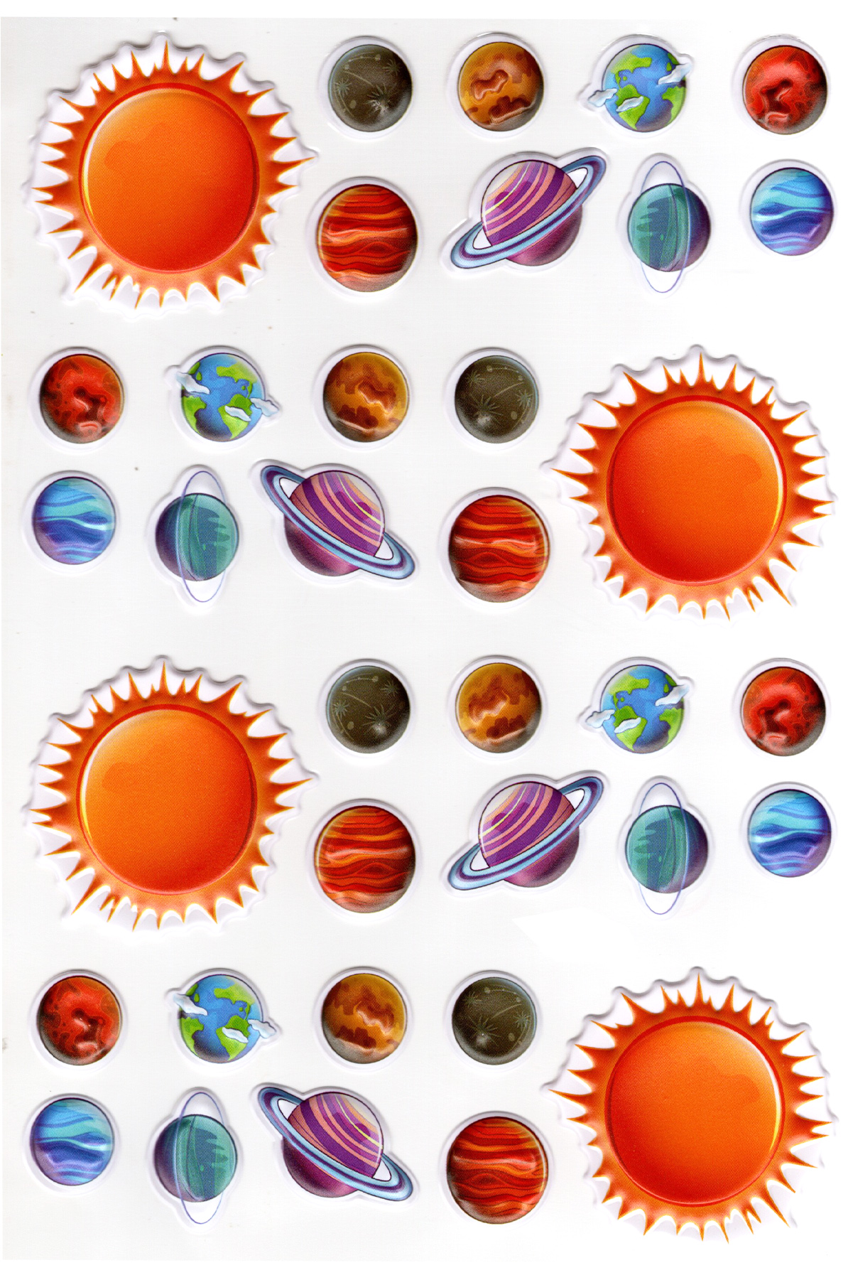 Sticker Kabartmalı A4 Boyutunda Stiker Defter, Planlayıcı Etiket-