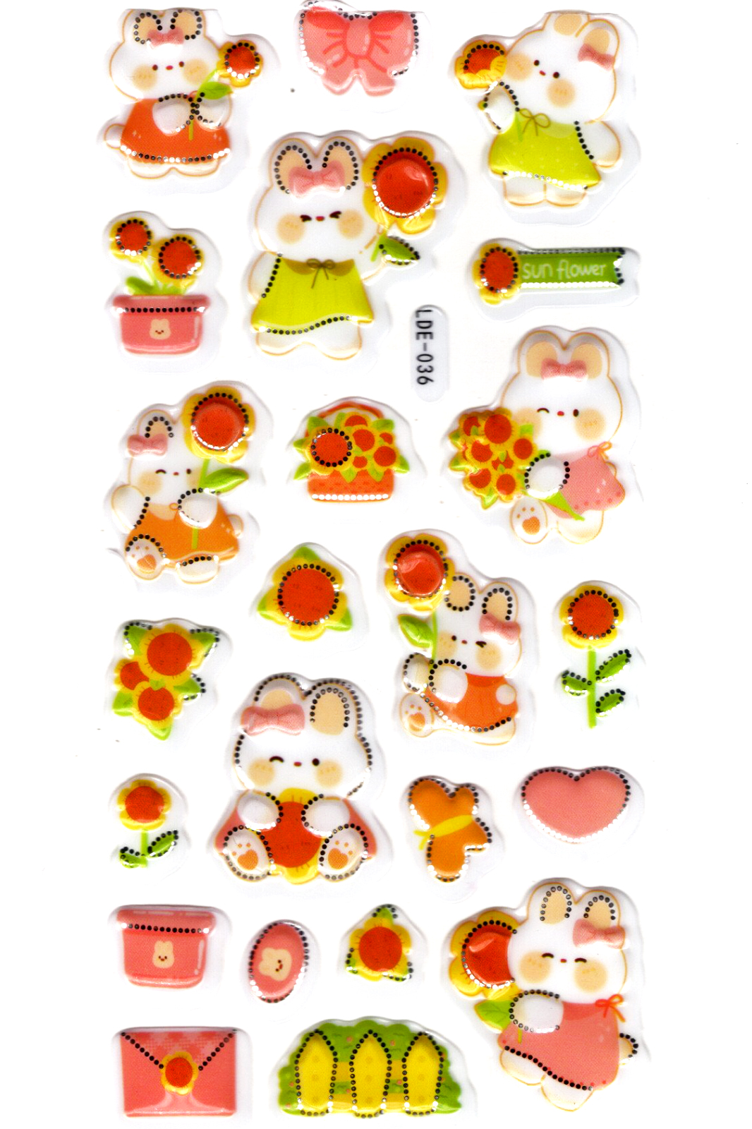 Sticker Kabartmalı Stiker Defter Planlayıcı Etiket (Lde036)-19x9c