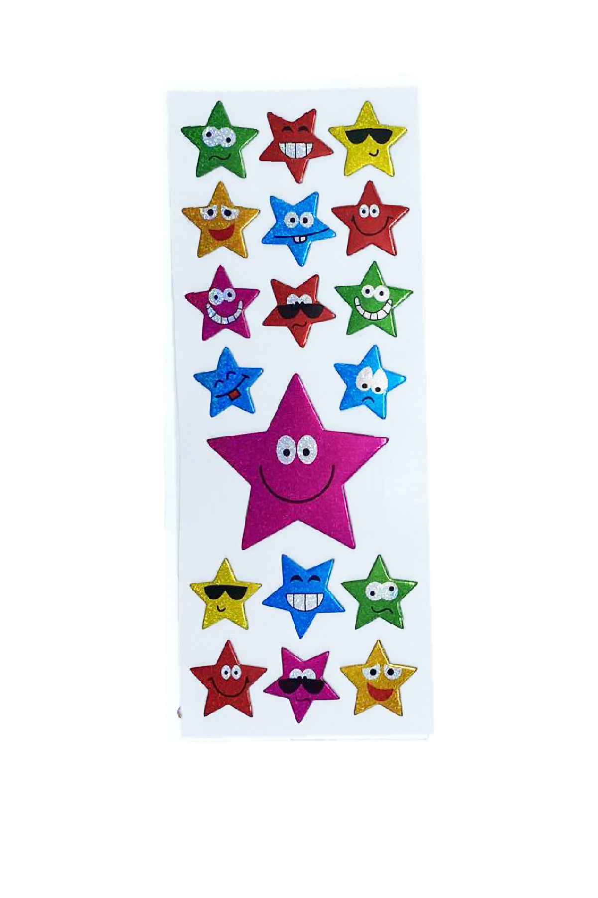 Sticker Kabartmalı Stiker Defter, Planlayıcı Etiket Yıldız Emoji 