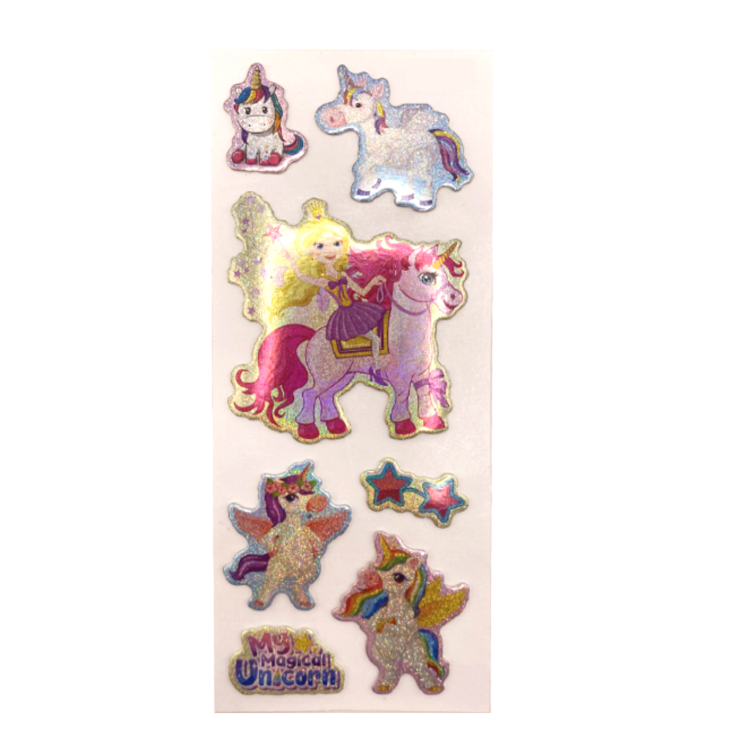 Sticker Kabartmalı Stiker Defter, Planlayıcı Etiket Unicorn (cb46