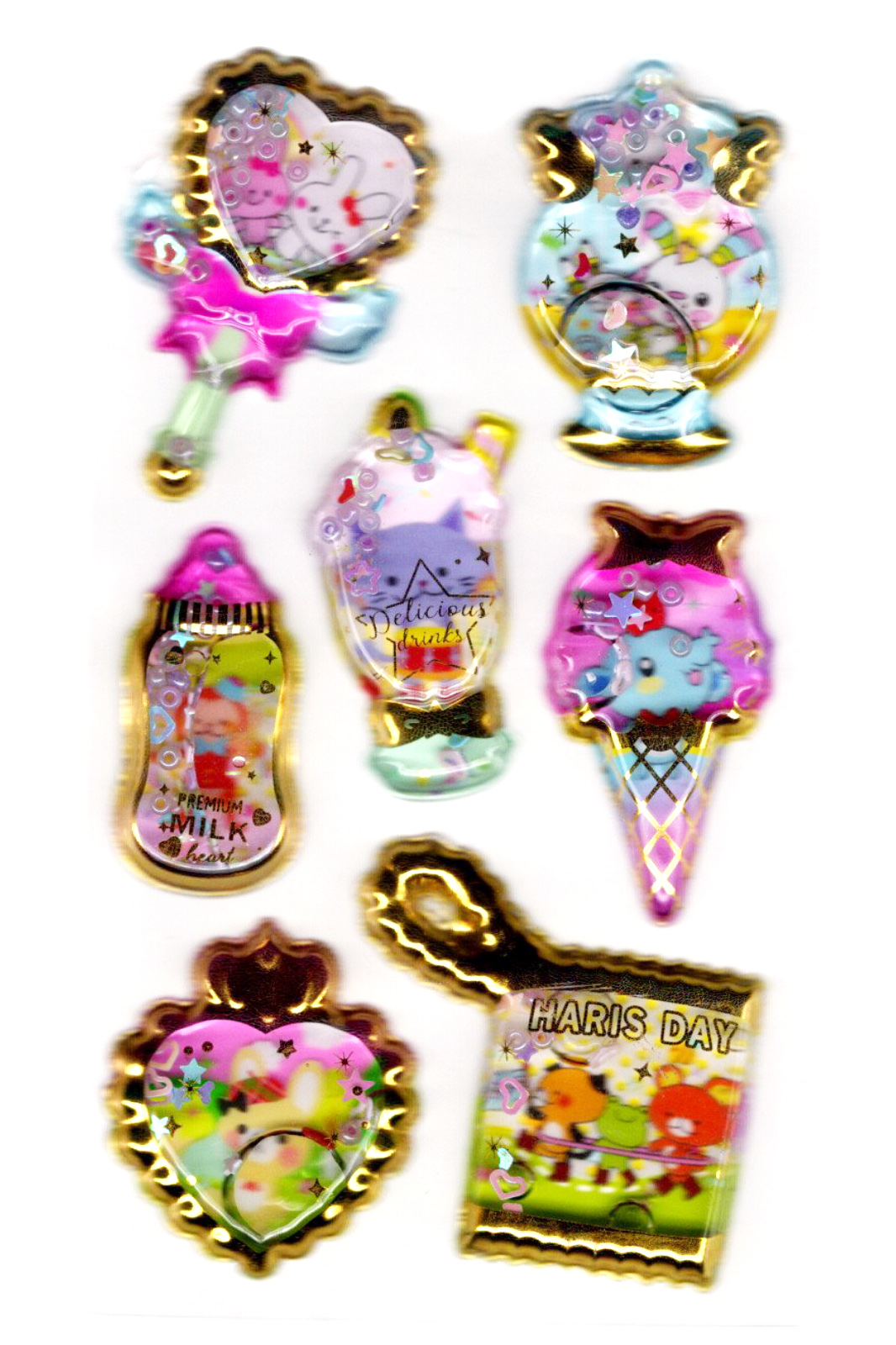 Sticker Kabartmalı Stiker Defter, Planlayıcı Etiket (sulu-910)-14