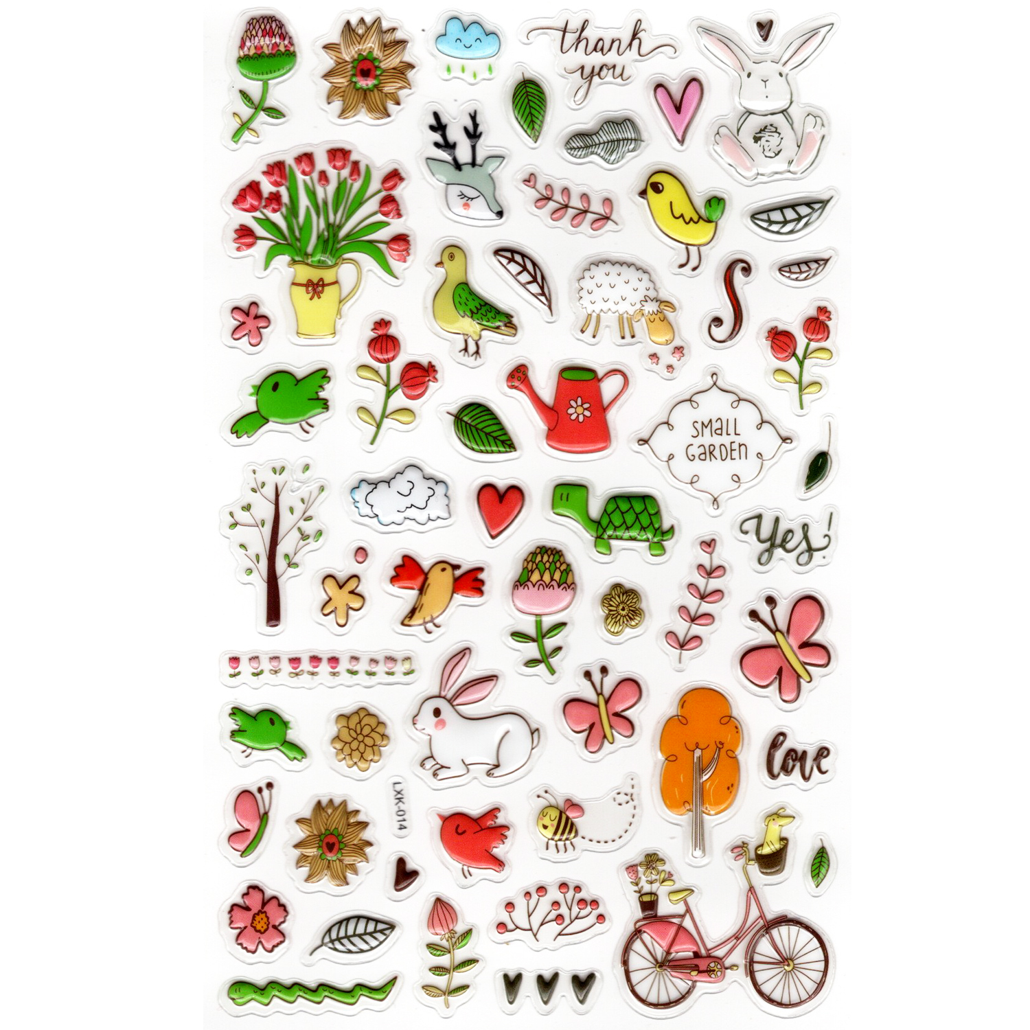 Sticker Kabartmalı Stiker Defter, Planlayıcı Etiket (lxk-014) - 2