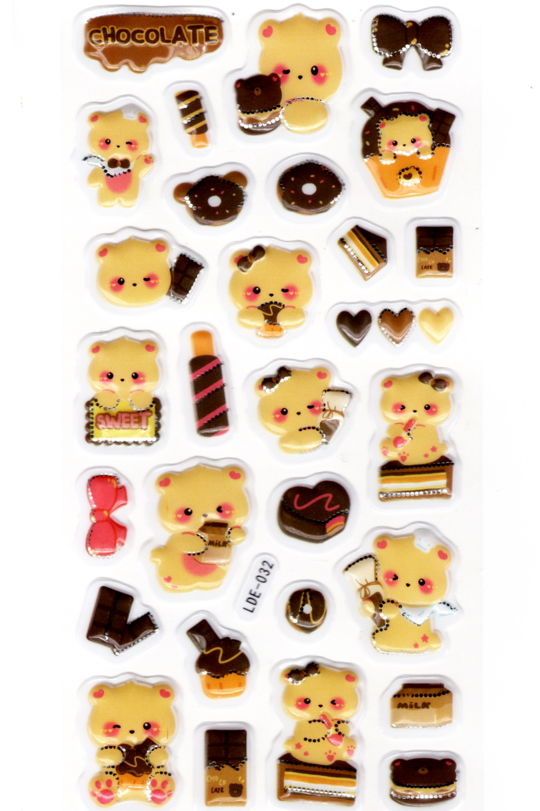 Sticker Kabartmalı Stiker Defter Planlayıcı Etiket (Lde032)-19x9c