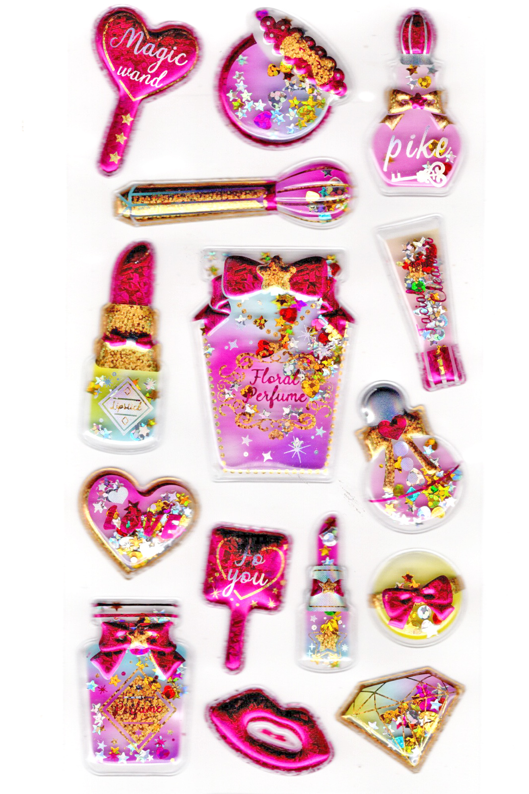 Sticker Kabartmalı Stiker Defter, Planlayıcı Etiket (pullu-808) -
