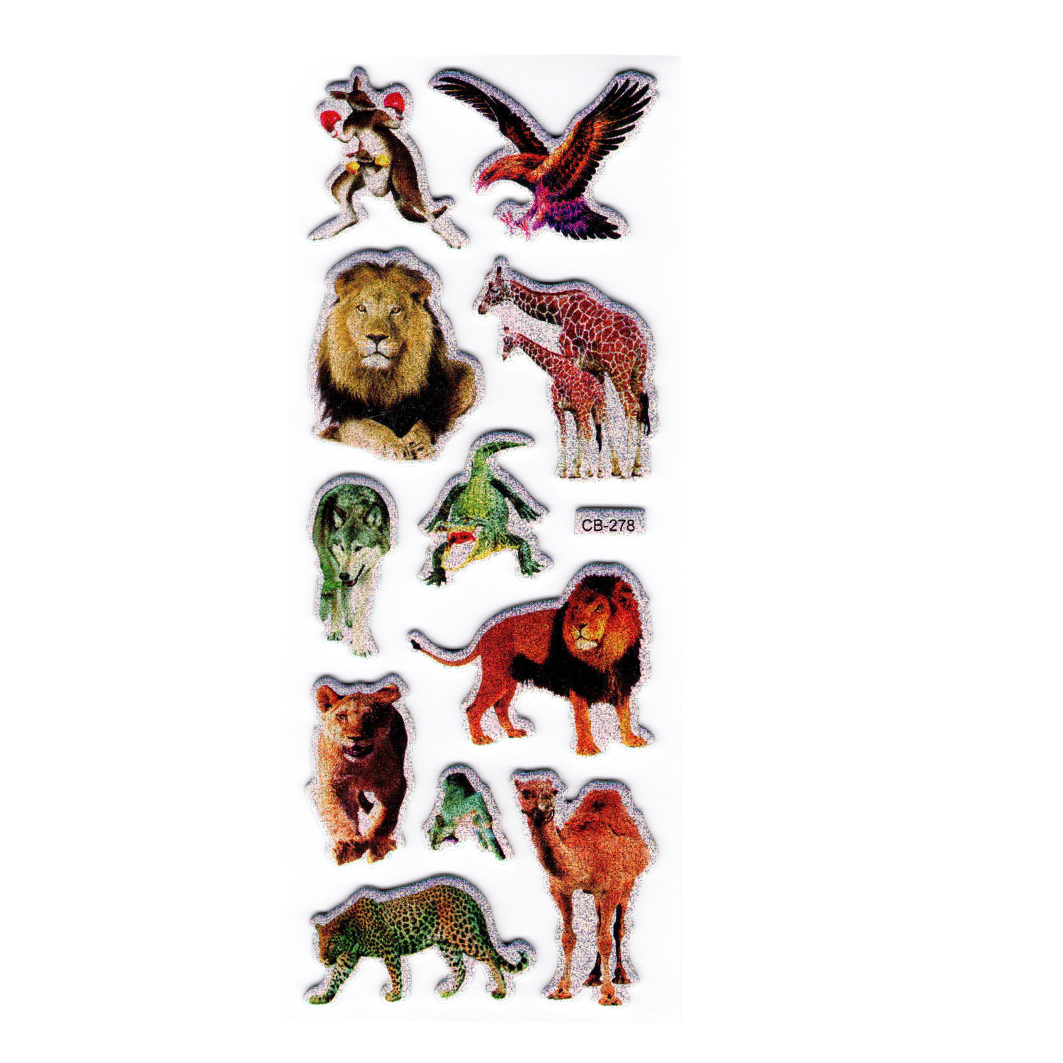 Limmy Sticker Kabartmali Stiker Defter, Planlayici Etiket Orman Hayvanl