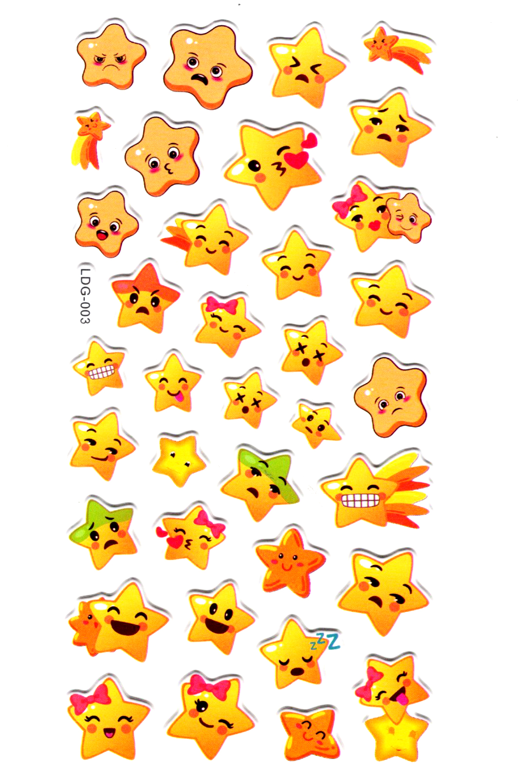 Sticker Kabartmalı Stiker Defter, Planlayıcı Etiket (Ldg003)-17x9