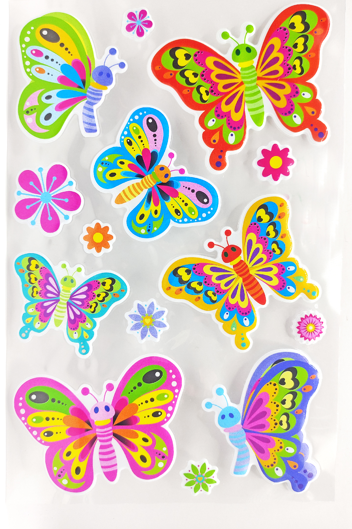 Sticker Kabartmalı A4 boyutunda Stiker Defter, planlayıcı etiket 