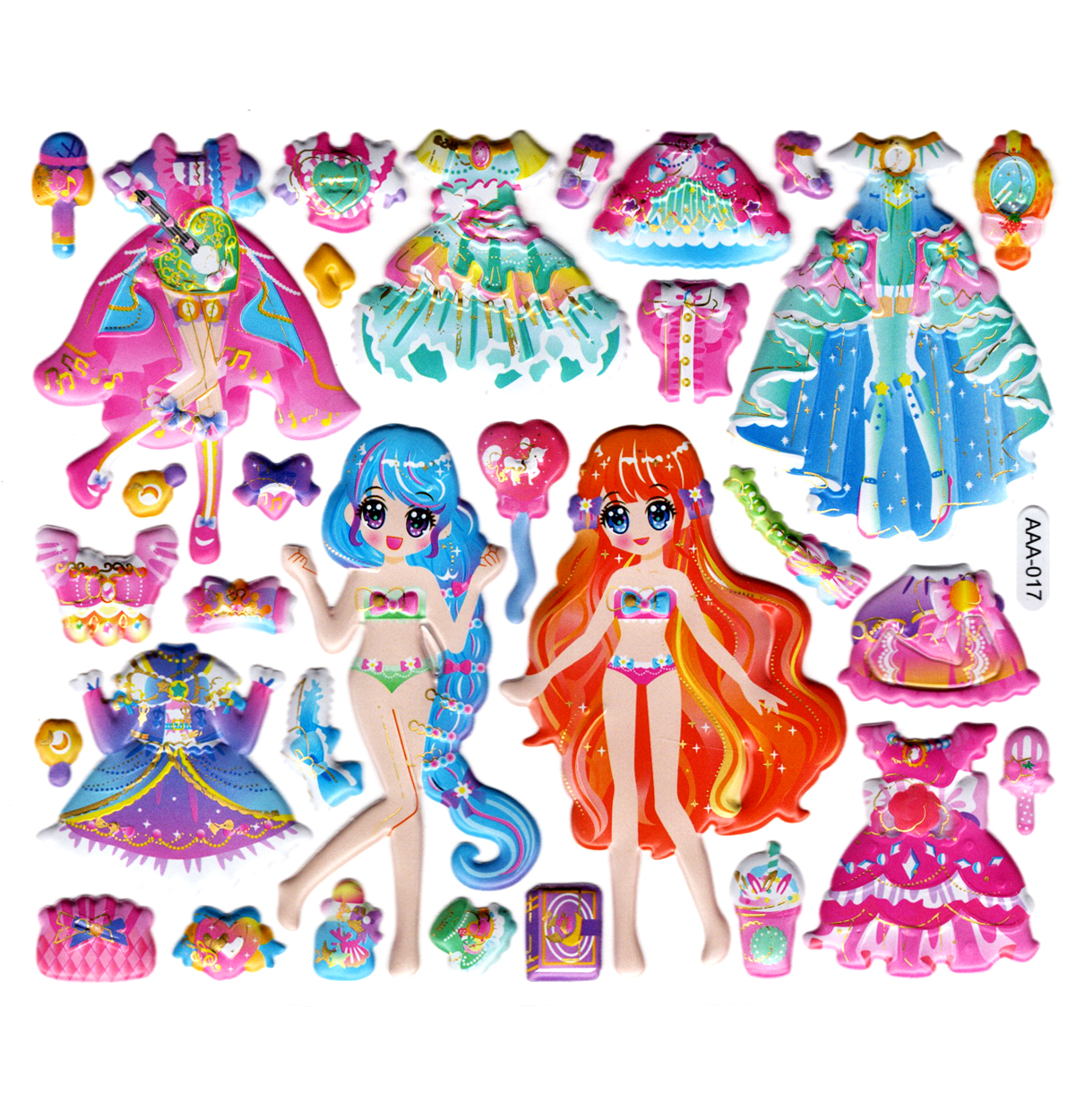 Sticker Kabartmalı Stiker Defter, Planlayıcı Etiket (AAA-017) - 1