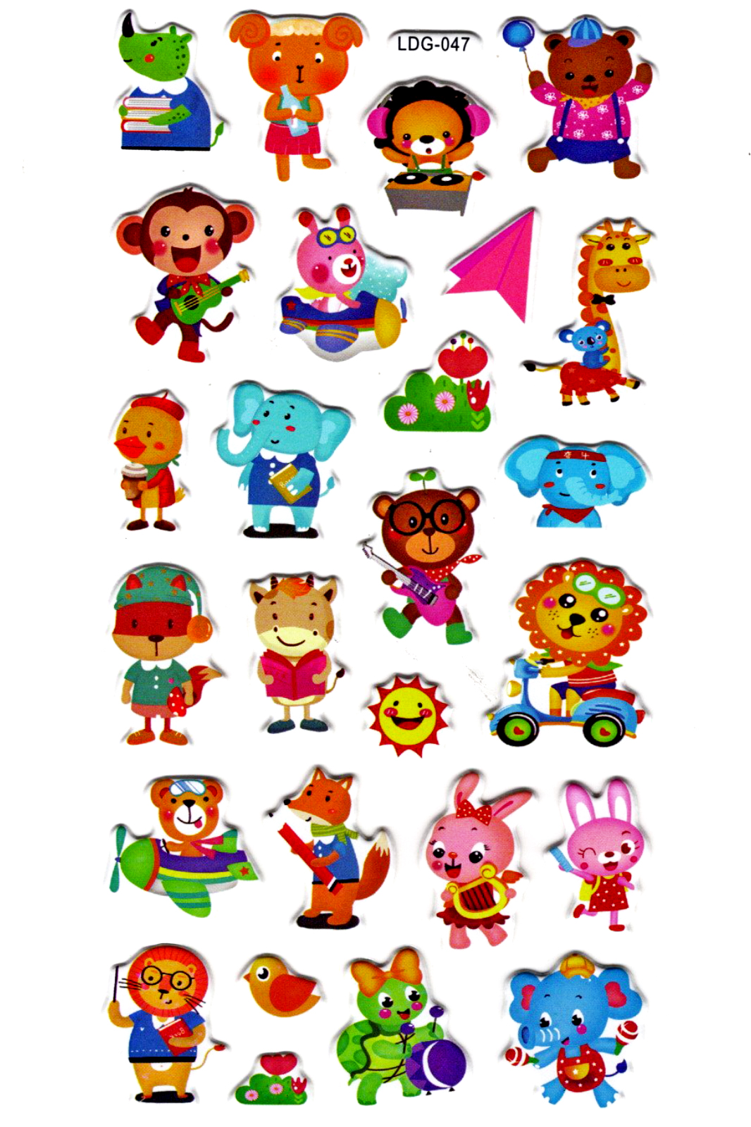 Sticker Kabartmalı Stiker Defter Planlayıcı Etiket (Ldg047)-17x9 