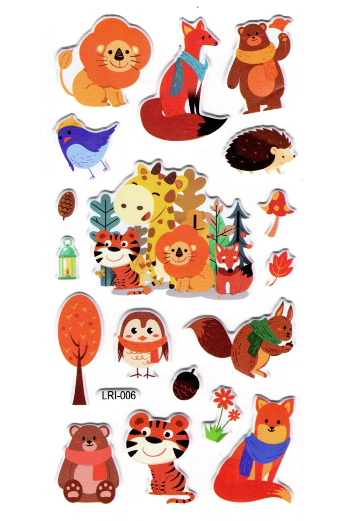 Sticker Kabartmalı Stiker Defter, Planlayıcı Etiket (LRI006) - 17