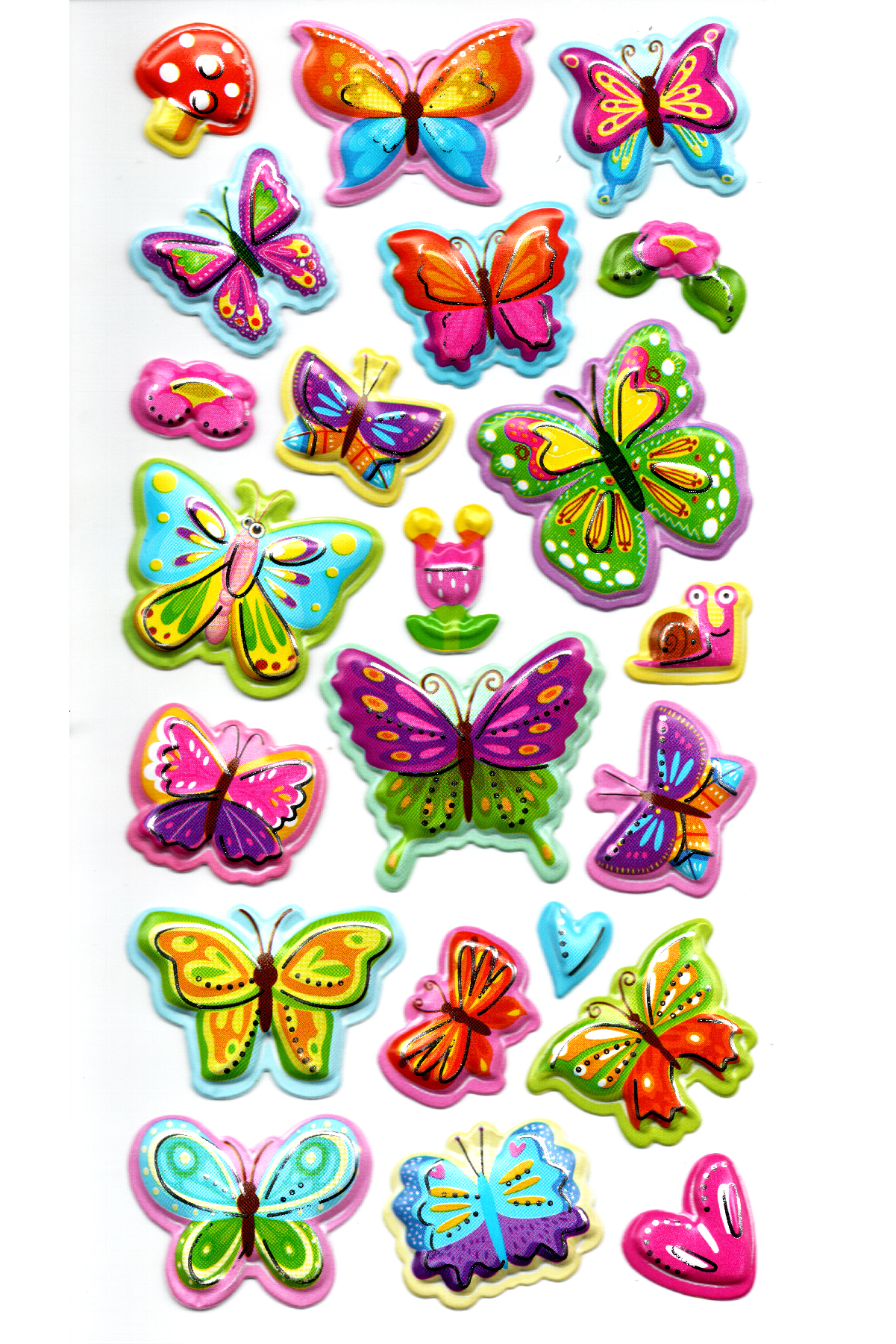 Limmy Sticker Kabartmali Stiker Defter, Planlayici Etiket (Limlra-007) 